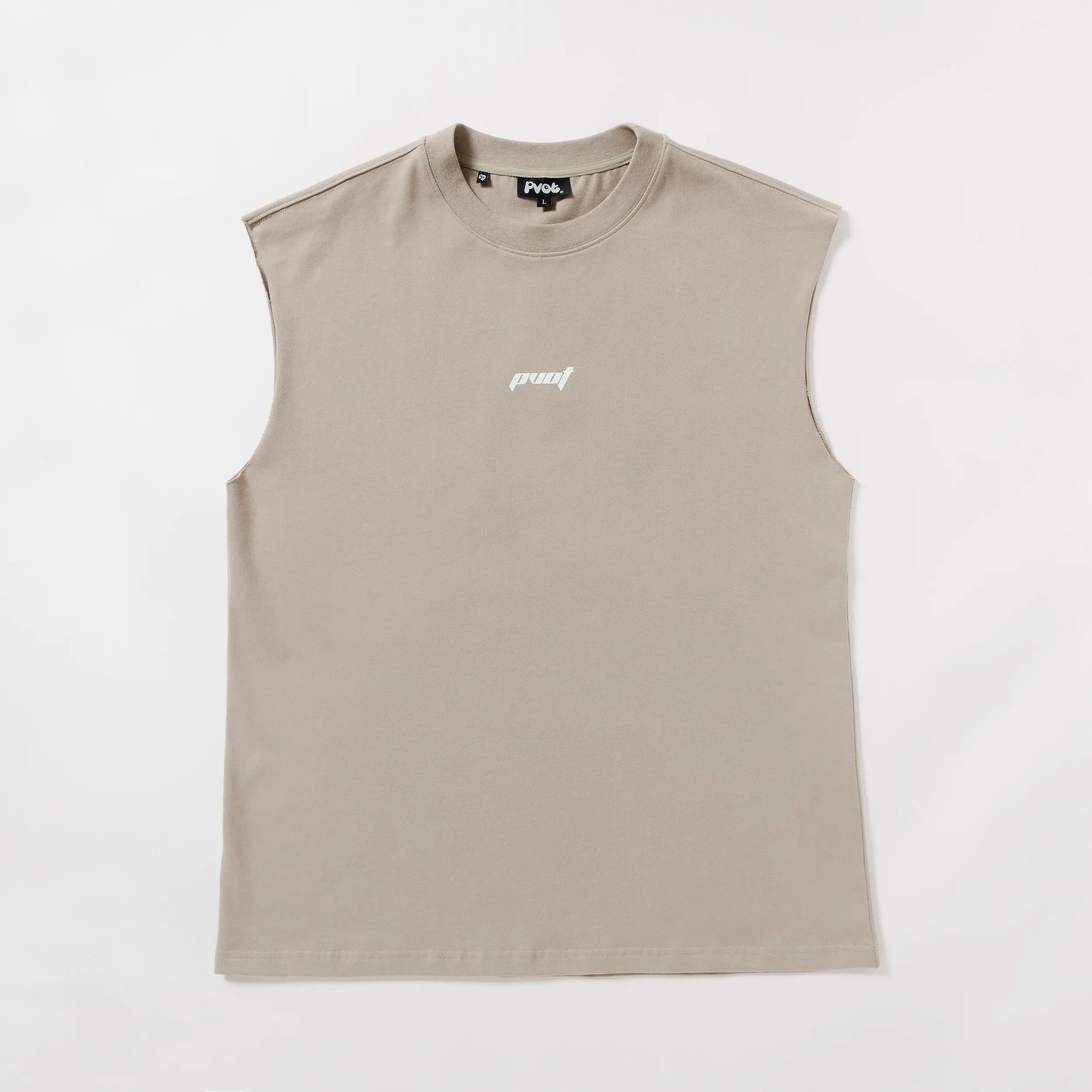 Pvot Athletic BLL Sleeveless Tank (Sand Beige)