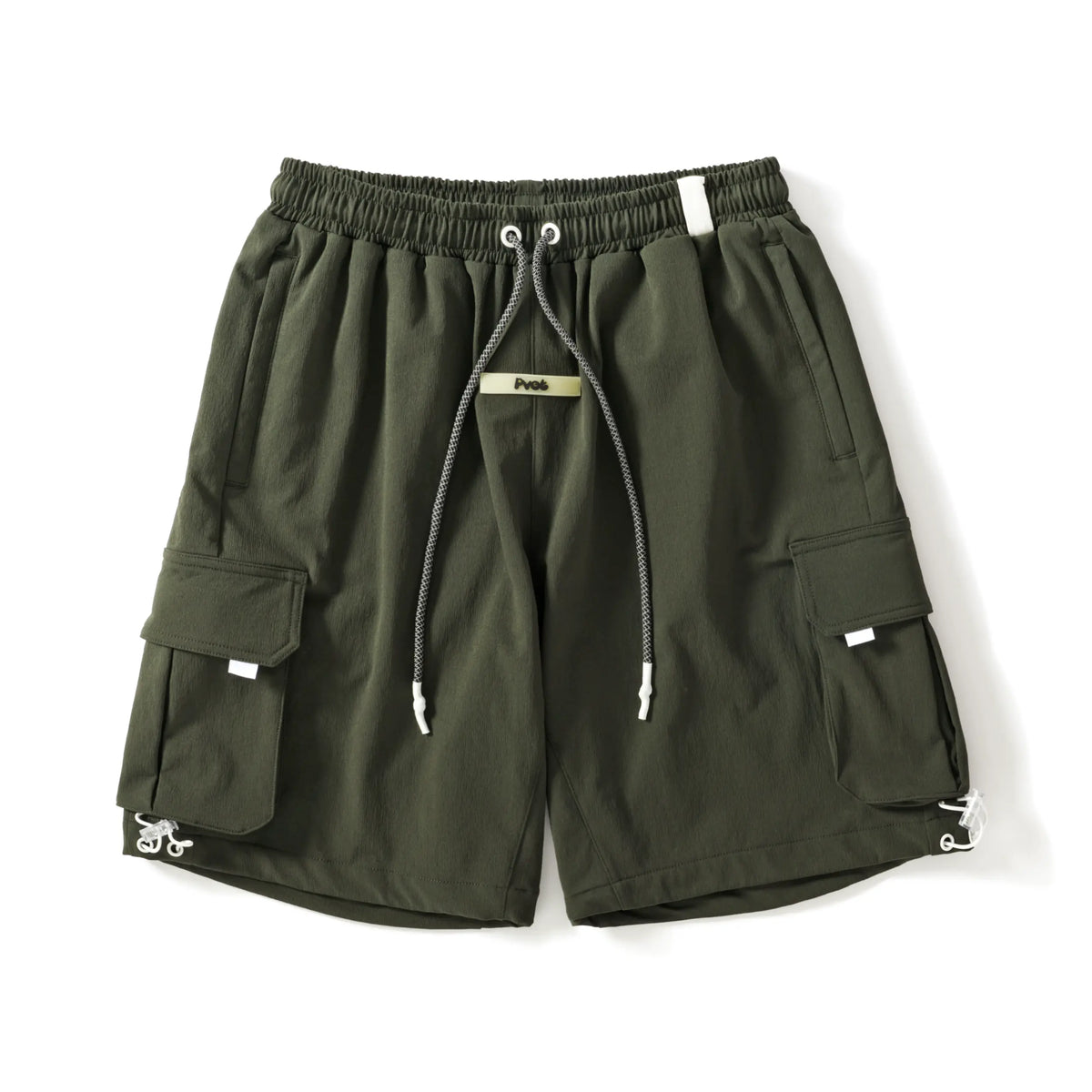pvot SOLITUDE カーゴショートパンツ カーキ　Lサイズ Pvot 