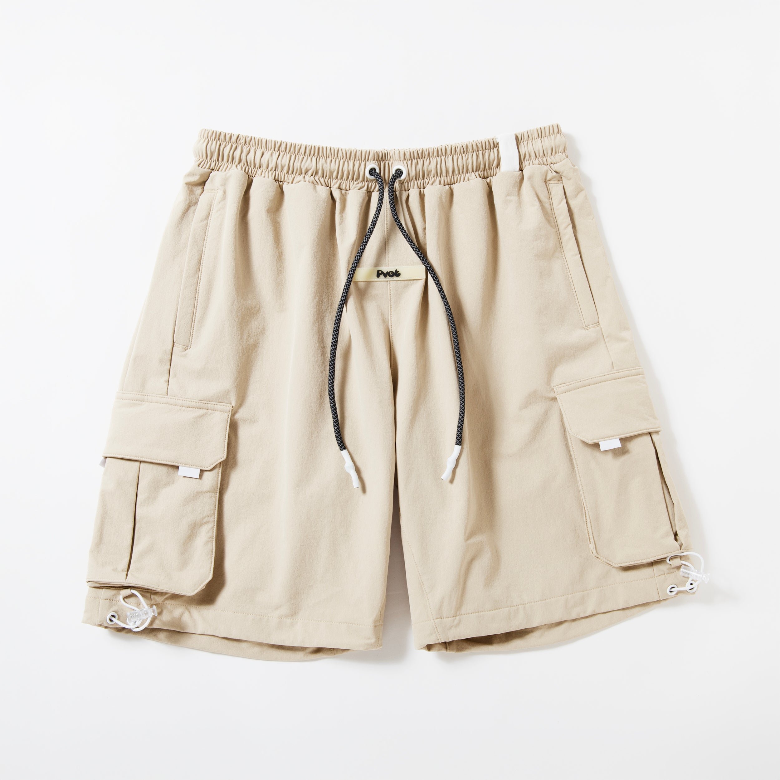 Pvot "Solitude" Cargo Shorts (Beige)