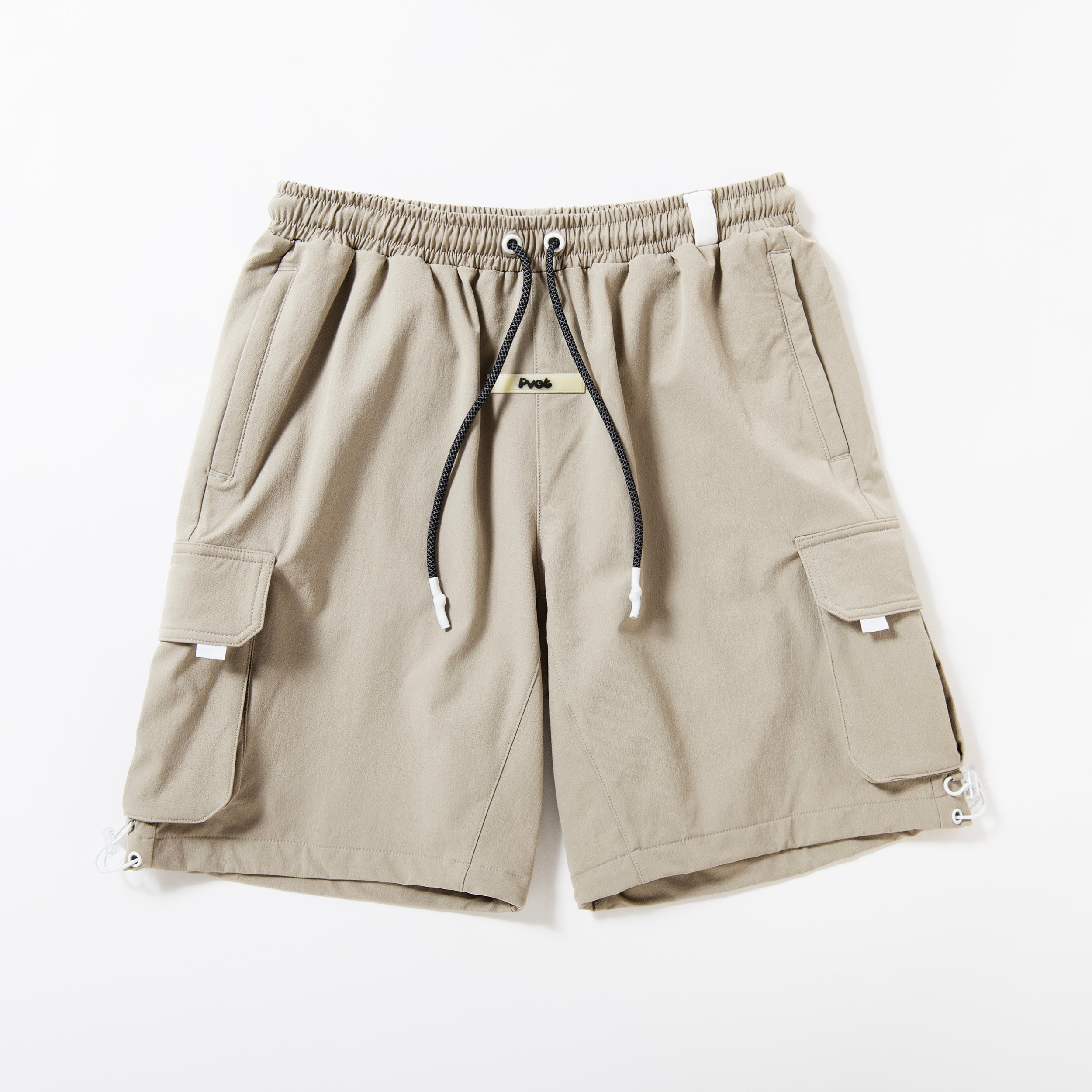 Pvot "Solitude" Cargo Shorts (Stone Beige)