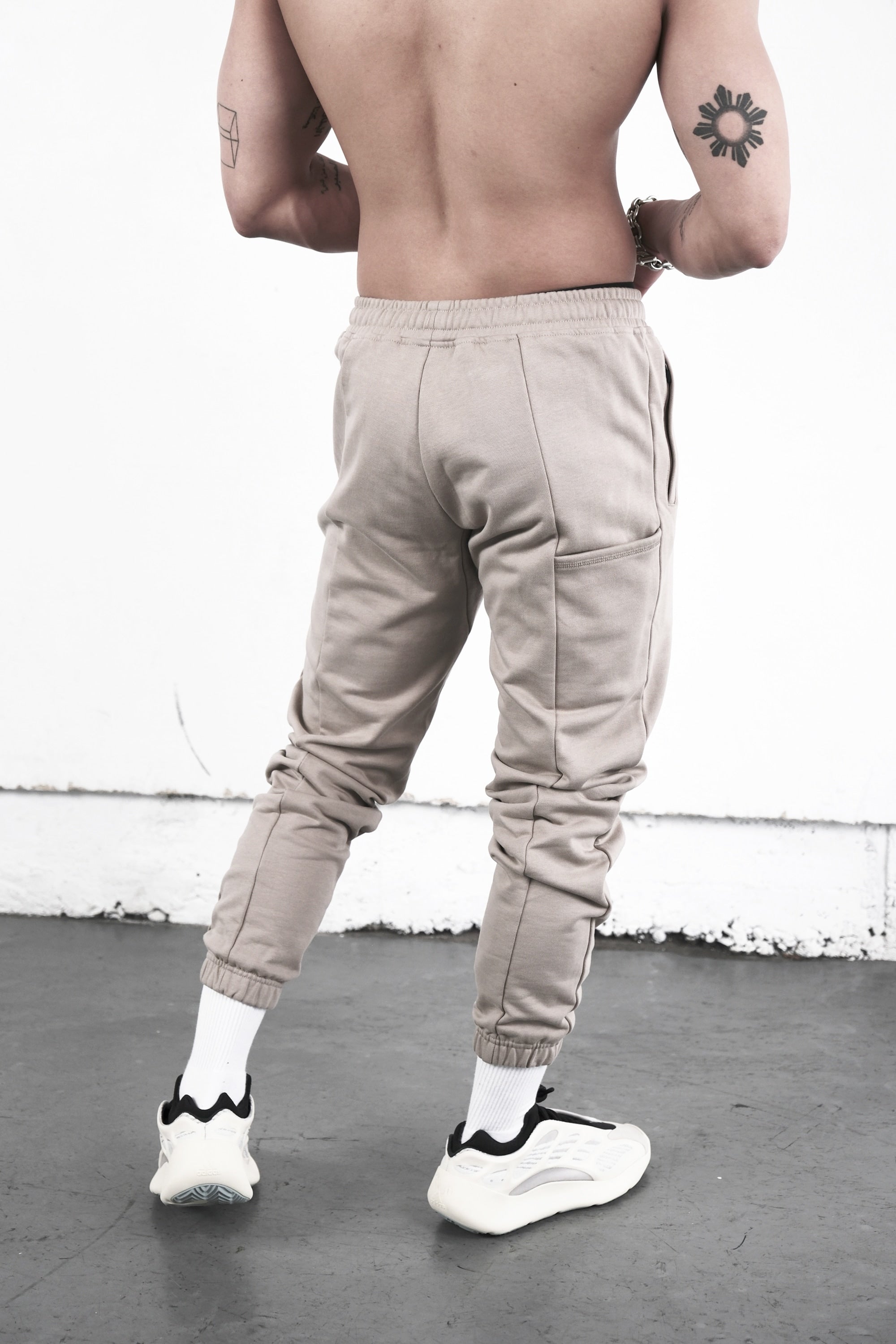 Pvot SBP Sweat Jogger Pants (Sand Beige)