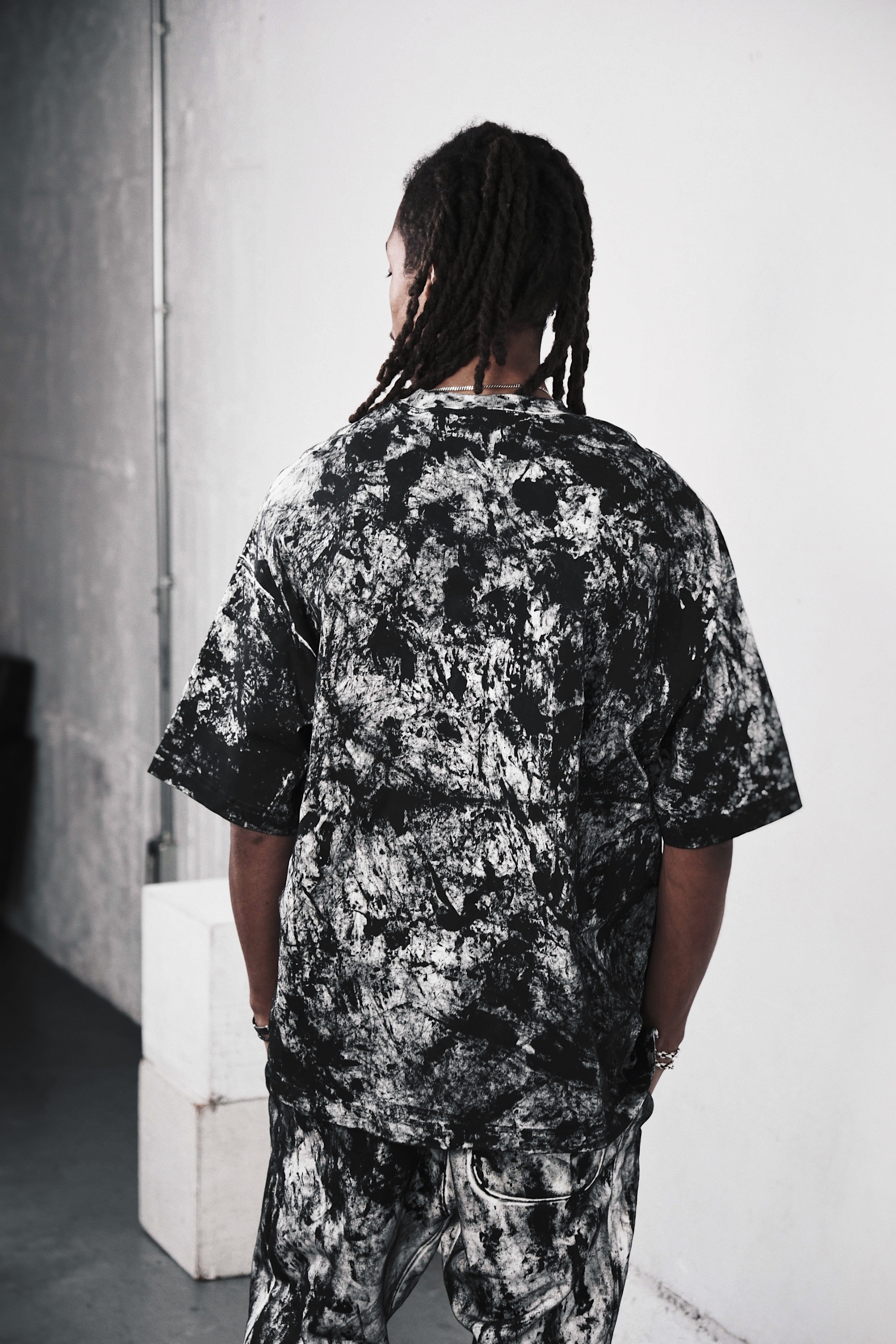 Pvot Mock Neck T-Shirts (Gray / Glue Black)