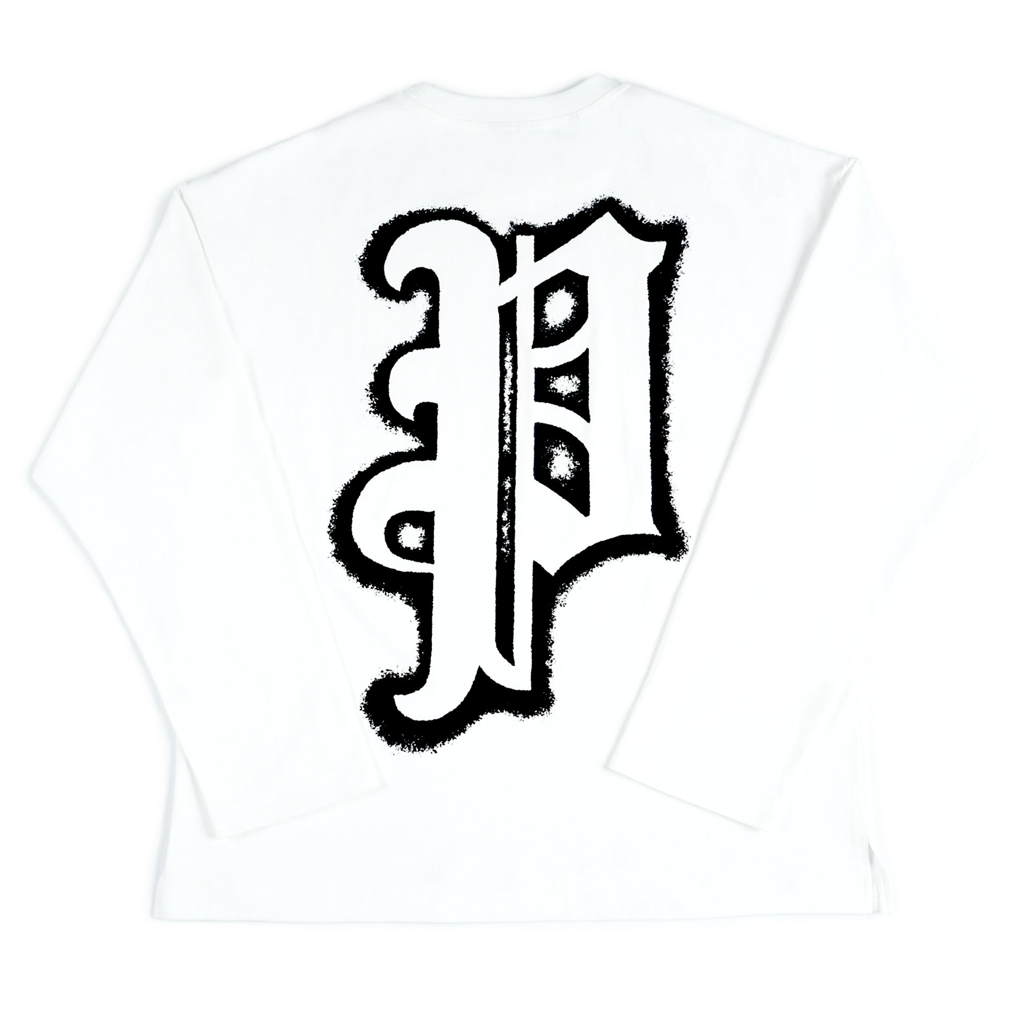 Privé Big Logo Long Sleeve T-Shirts (White)