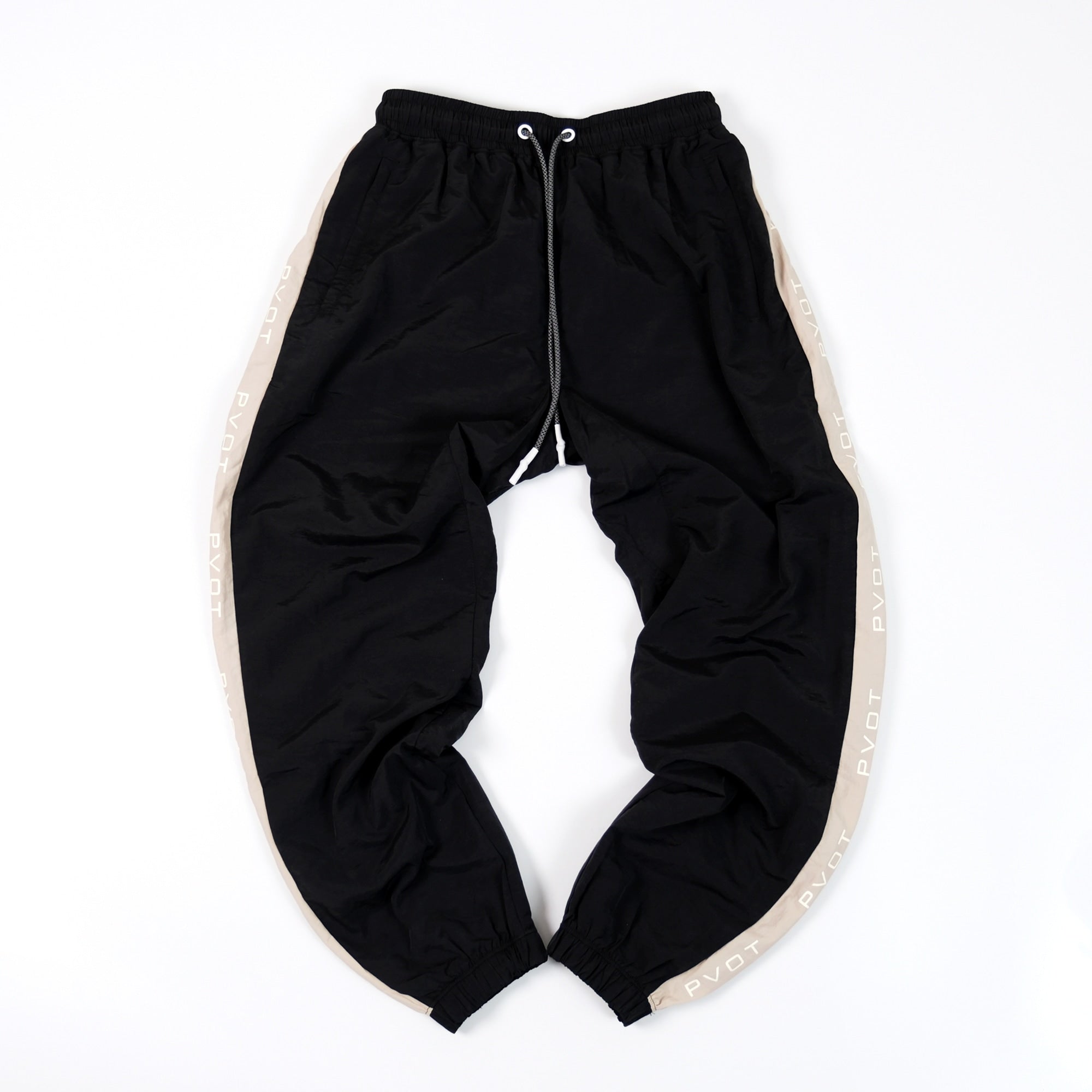 Pvot SL Nylon Pants (Black / Beige)