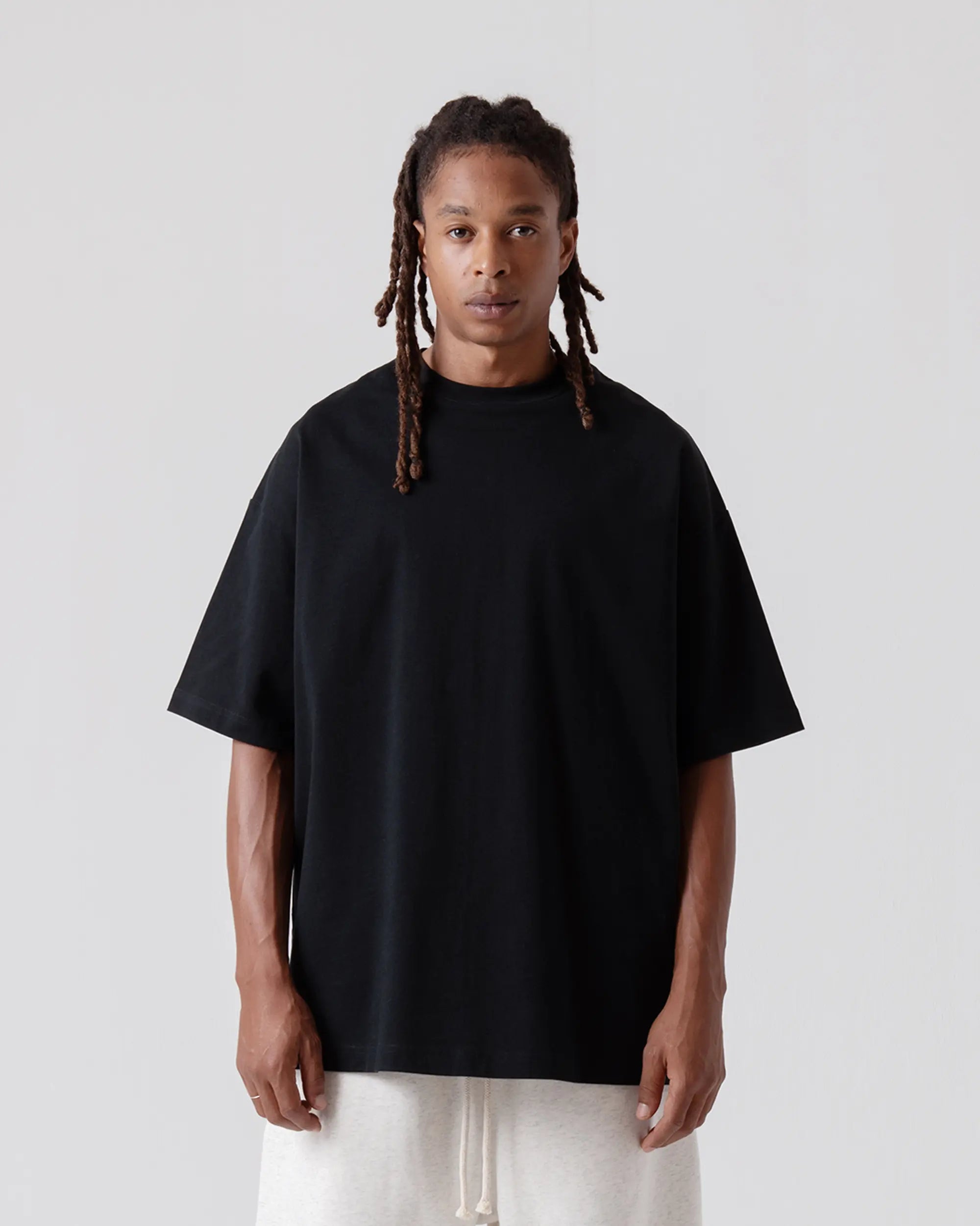 PVOT オーバーTシャツXXL JUST翁着用 Pvot Signature Over-sized T-Shirts (Black)