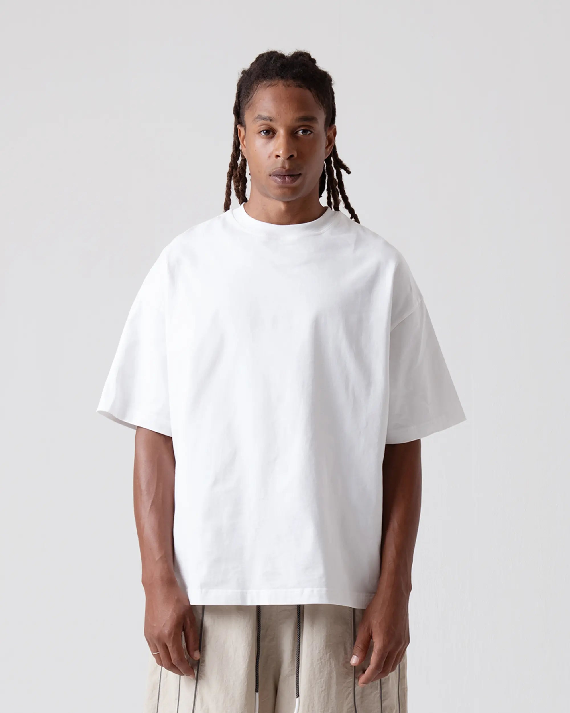 Pvot Signature Over-sized T-Shirts (White)