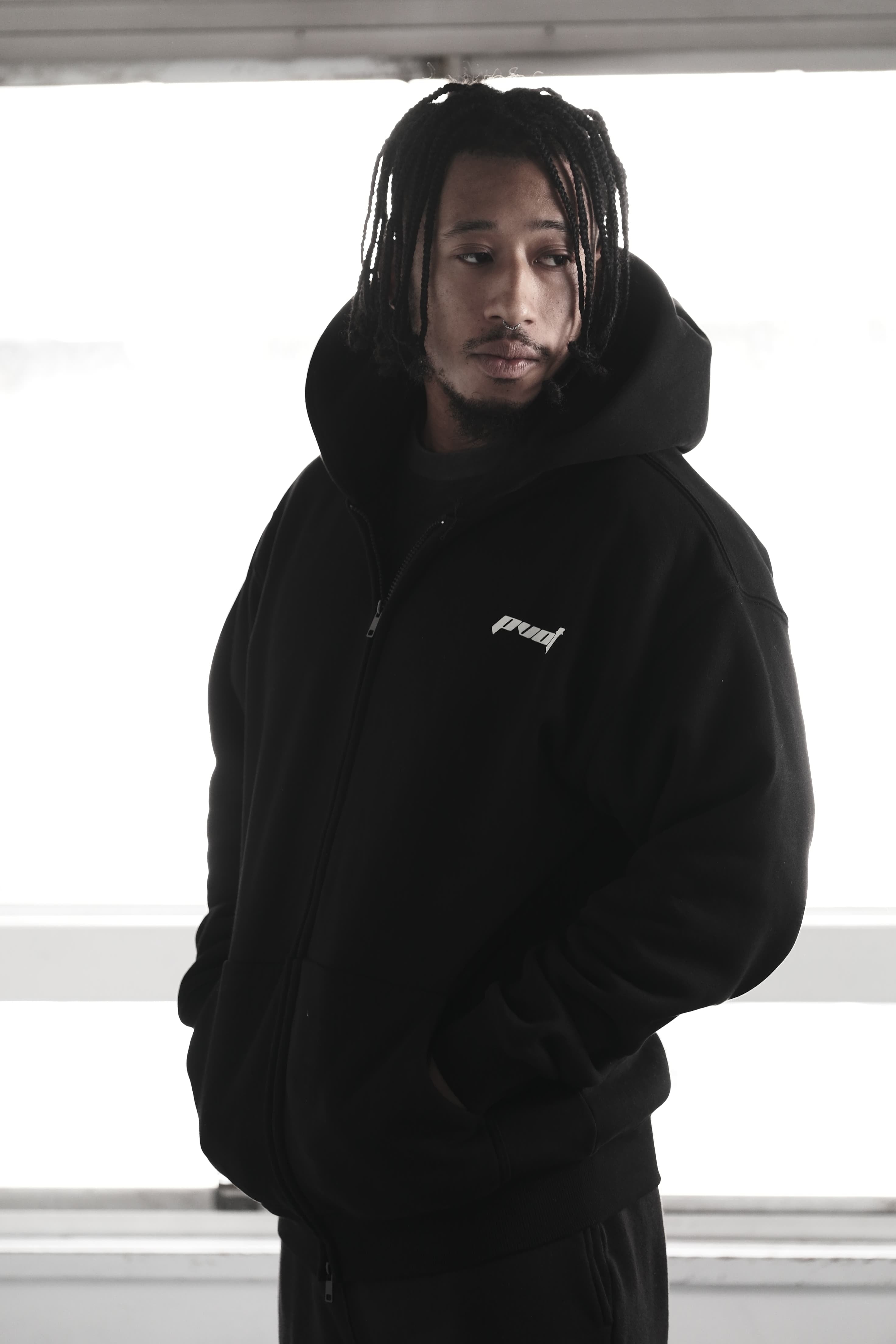 Pvot "OG" Zip Hoodie (Black)