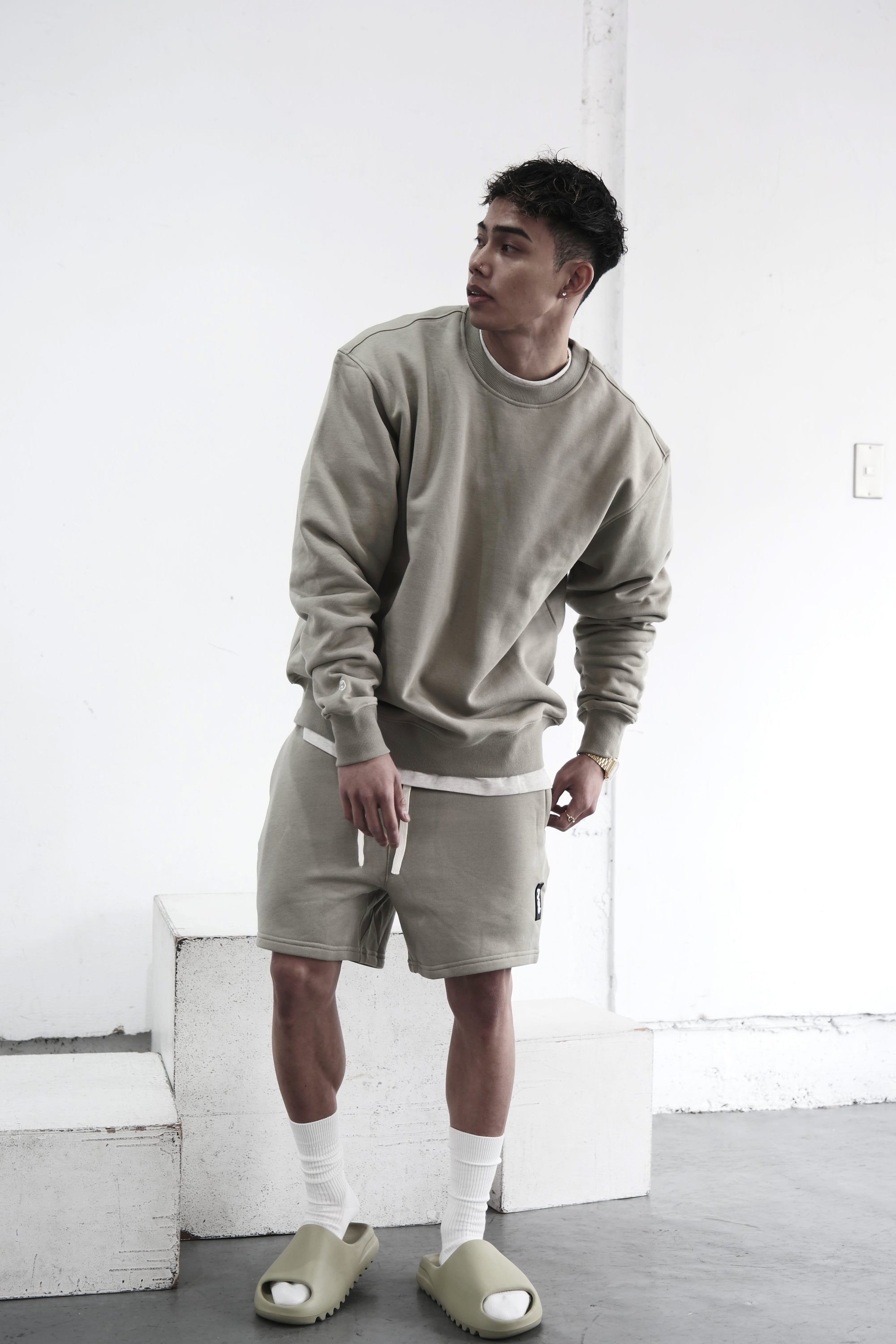 Pvot Athleisure Sweat Shirts (Pastel Olive)