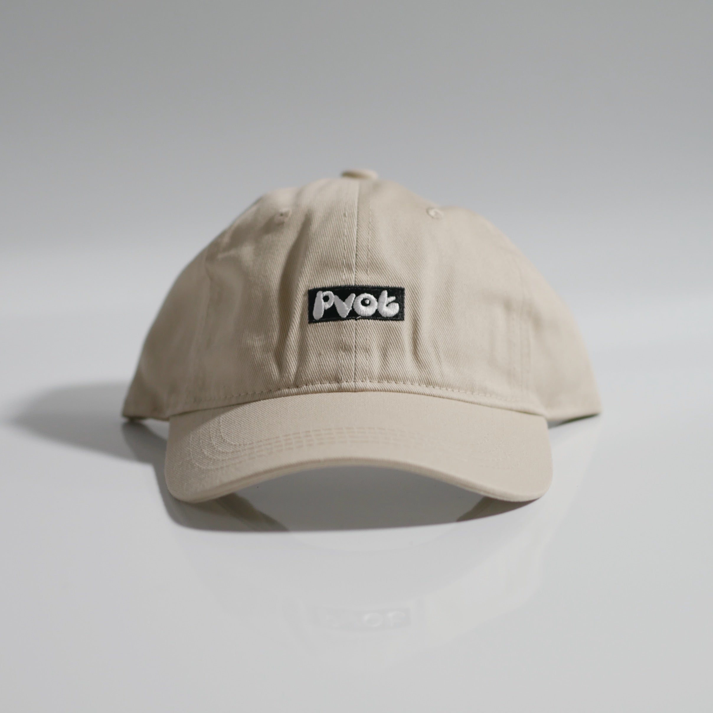 Pvot Box Cap (Beige) - Pvot_Apparel
