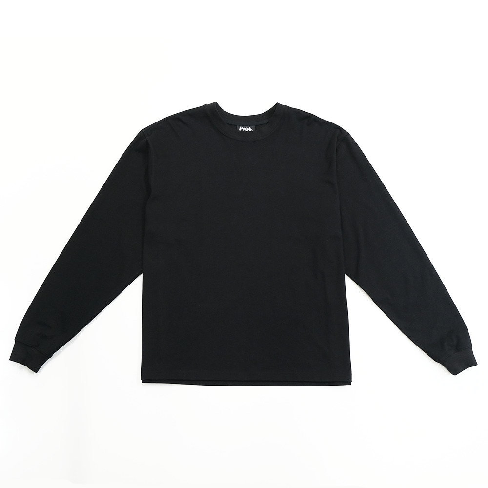Pvot Over-Sized Long Sleeve T-Shirts (Black)