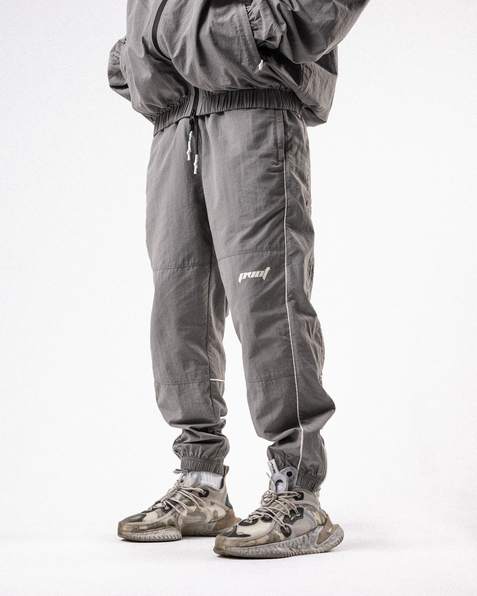 Pvot Premium Nylon Line Jogger Pants (Gray) – Pvot Apparel
