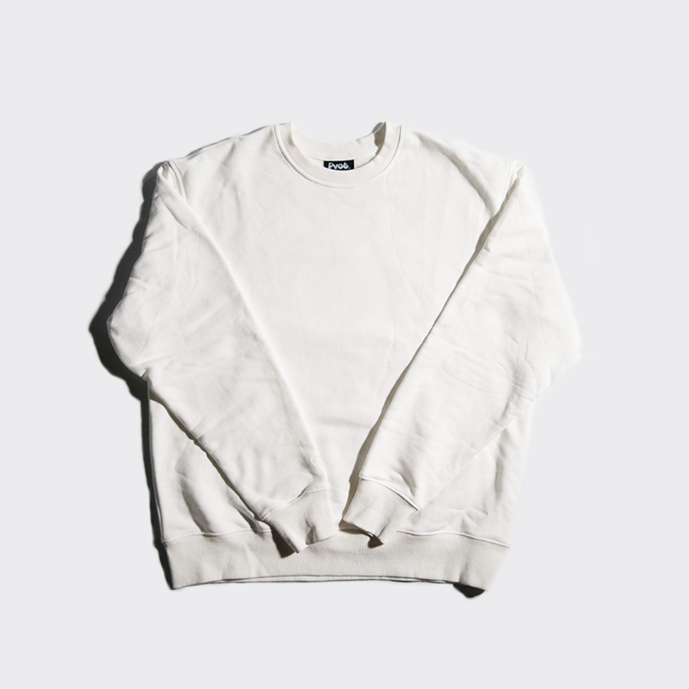 トップス PVOT ATHLEISURE SWEAT SHIRTS L Pvot Athleisure Sweat Shirts (White)