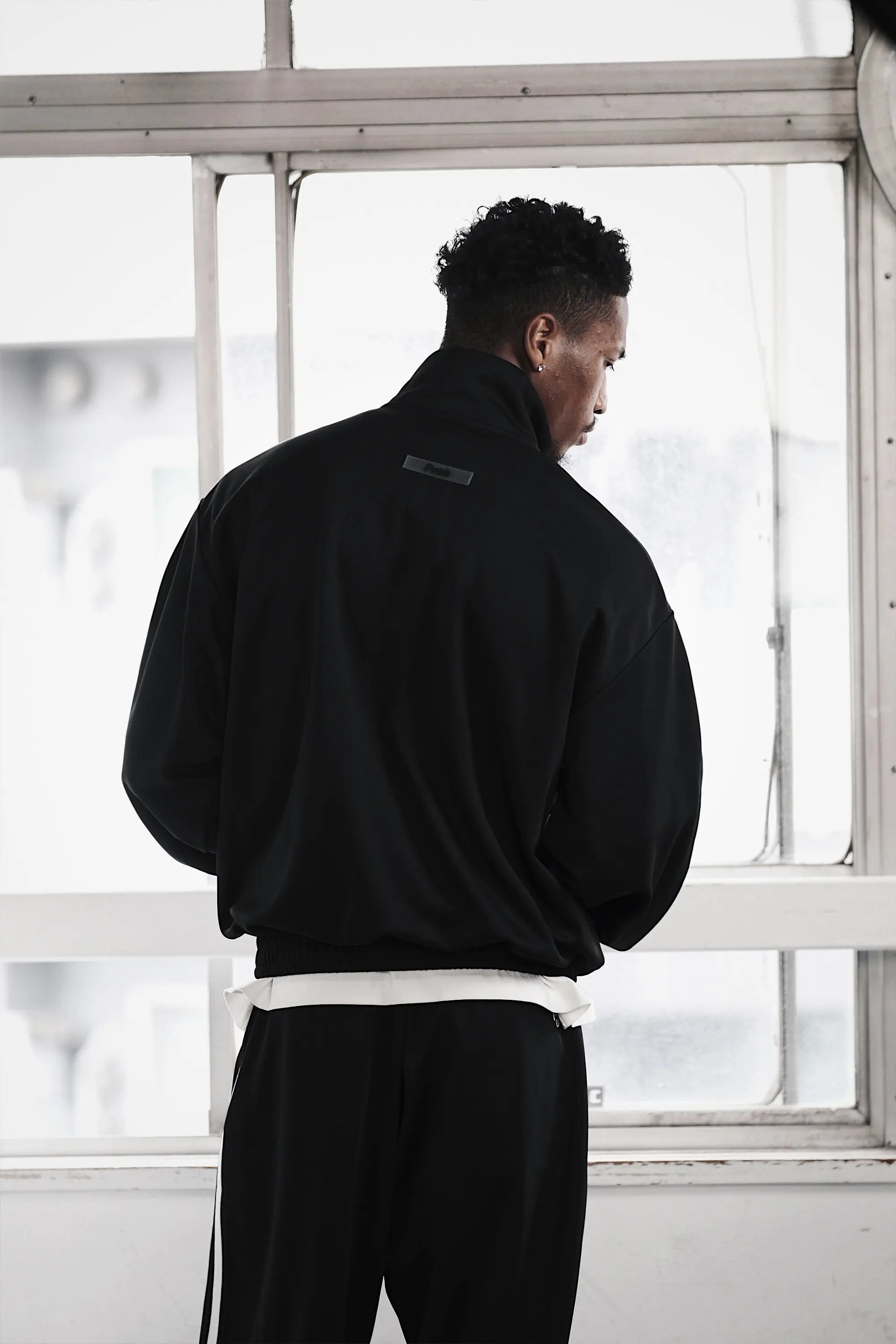 Pvot "02" Jersey Track Jacket (Black)