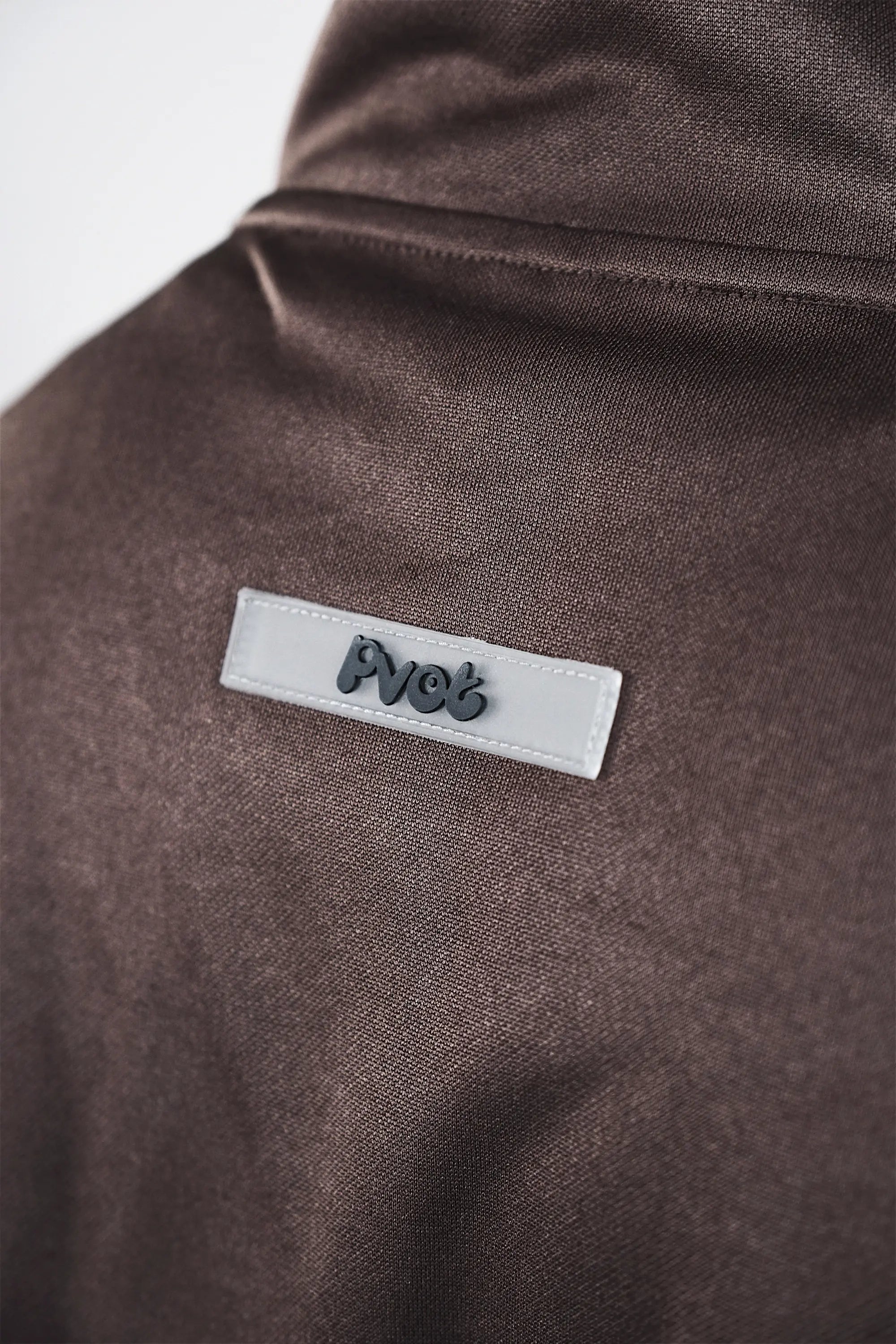 Pvot "02" Jersey Track Jacket (Charcoal Brown)
