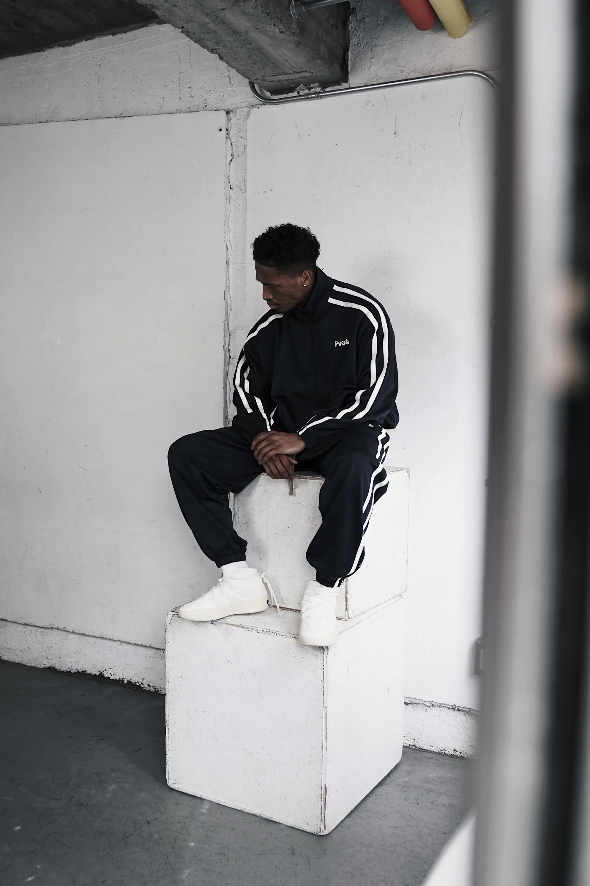Pvot "02" Jersey Track Jacket (Dark Navy)