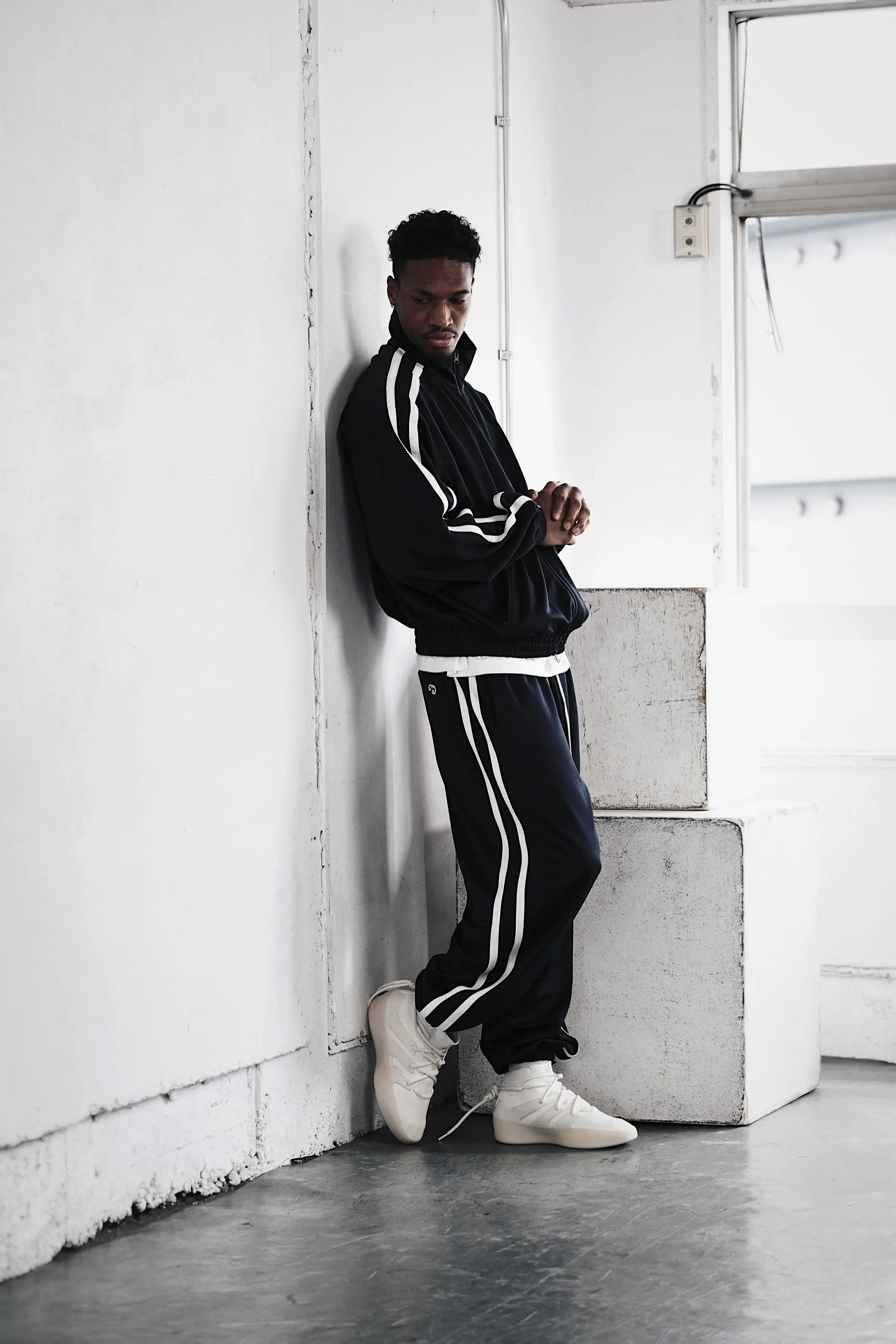Pvot "02" Jersey Track Jacket (Dark Navy)