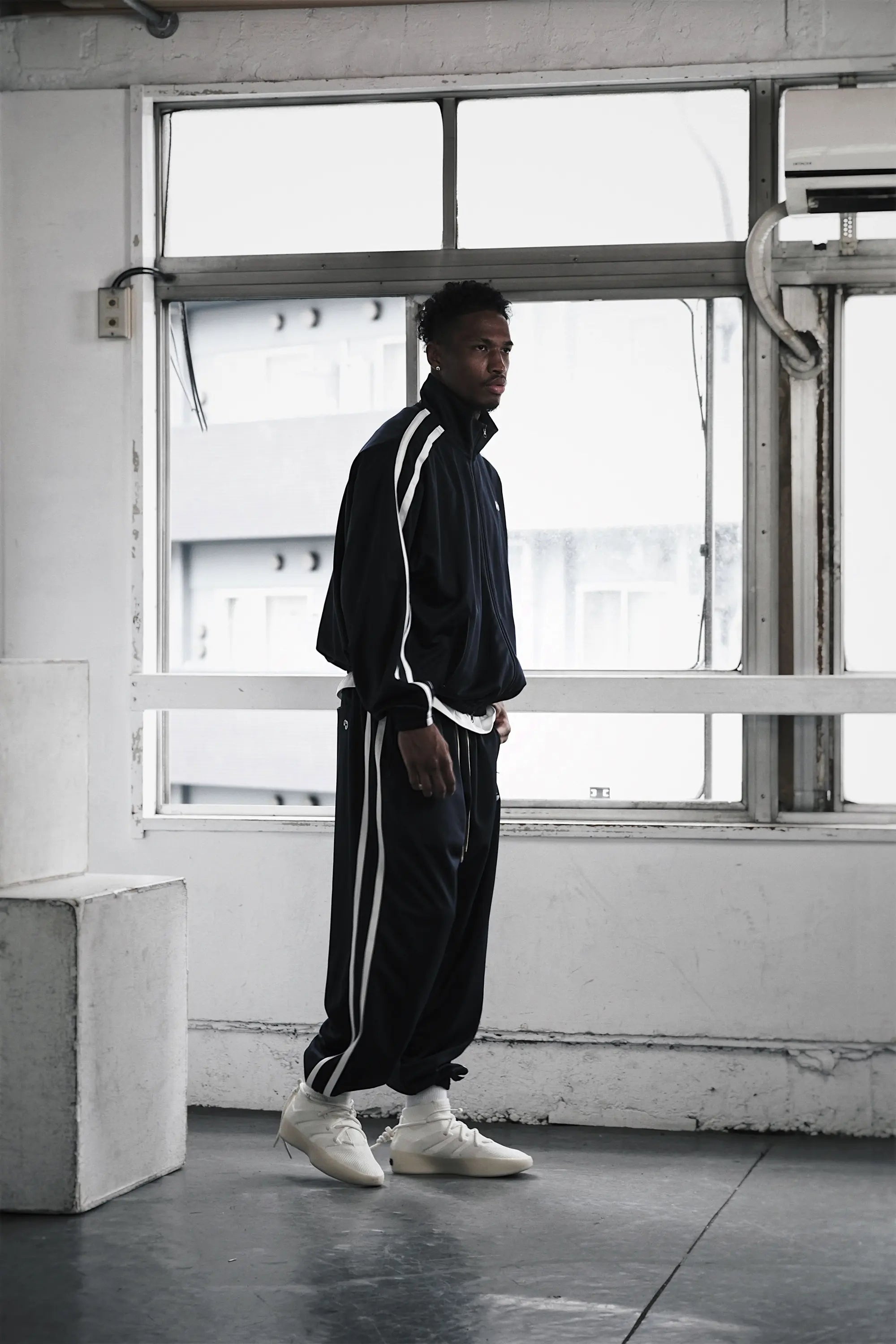 Pvot "02" Jersey Track Jacket (Dark Navy)