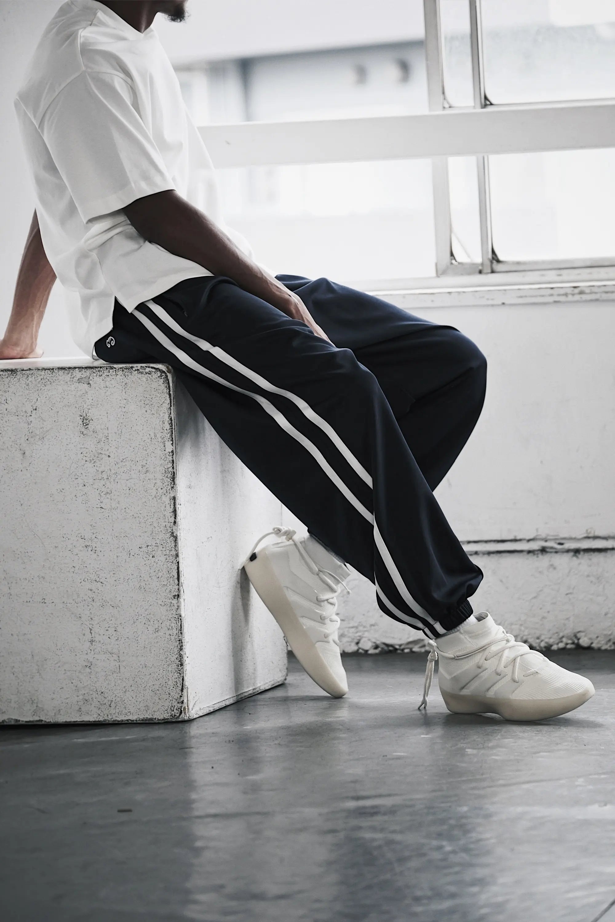 Pvot "02" Jersey Track Jogger Pants (Dark Navy)