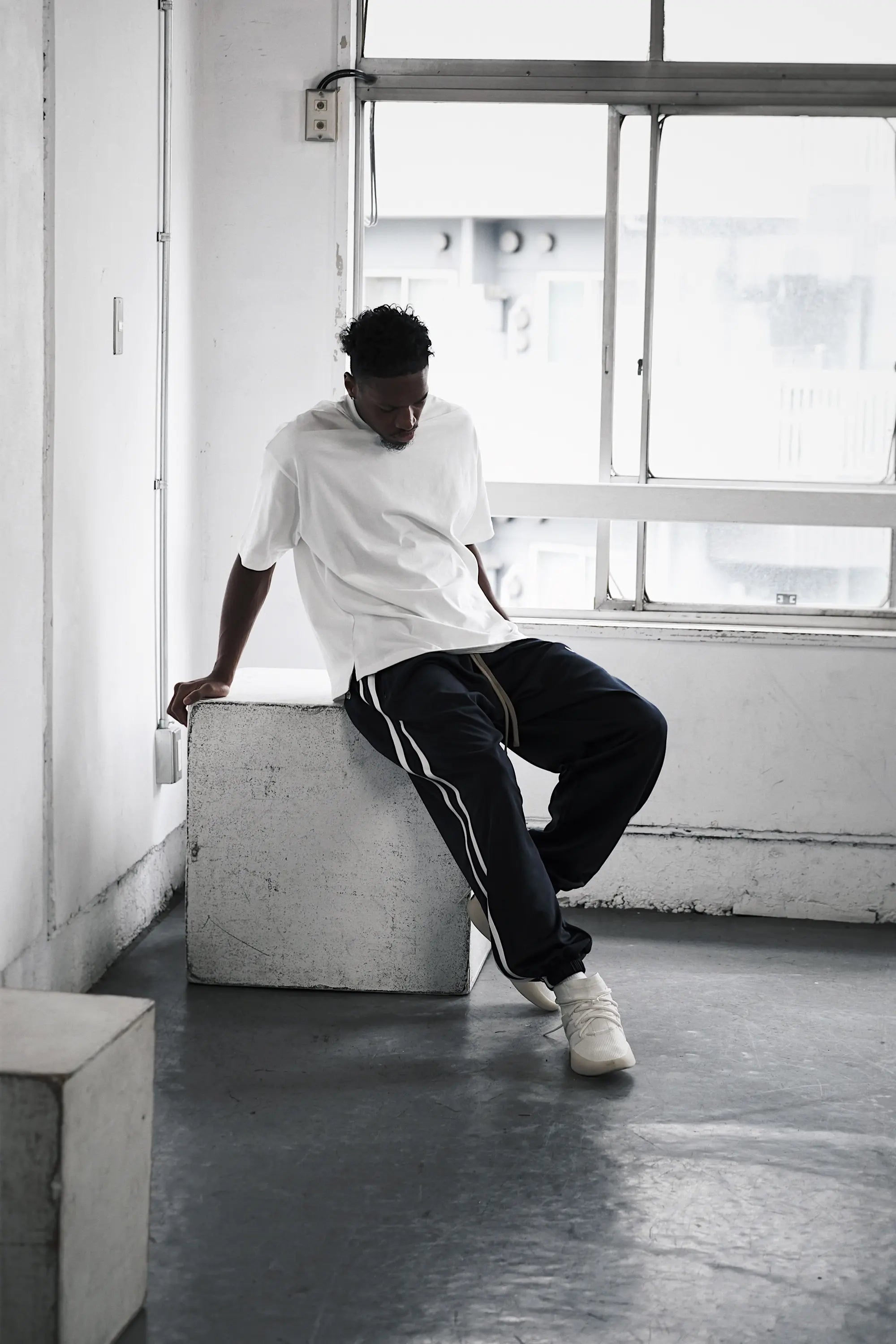 Pvot "02" Jersey Track Jogger Pants (Dark Navy)