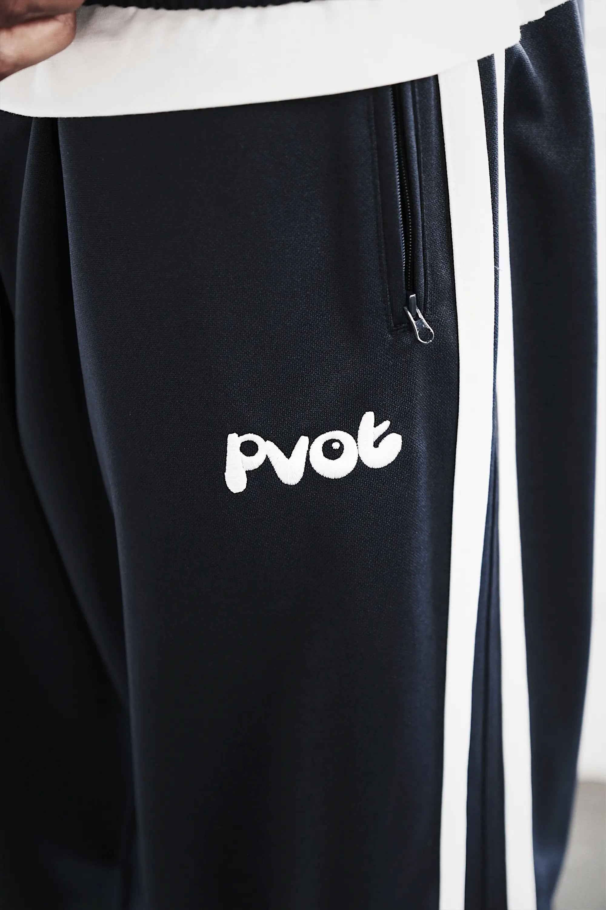 Pvot "02" Jersey Track Jogger Pants (Dark Navy)
