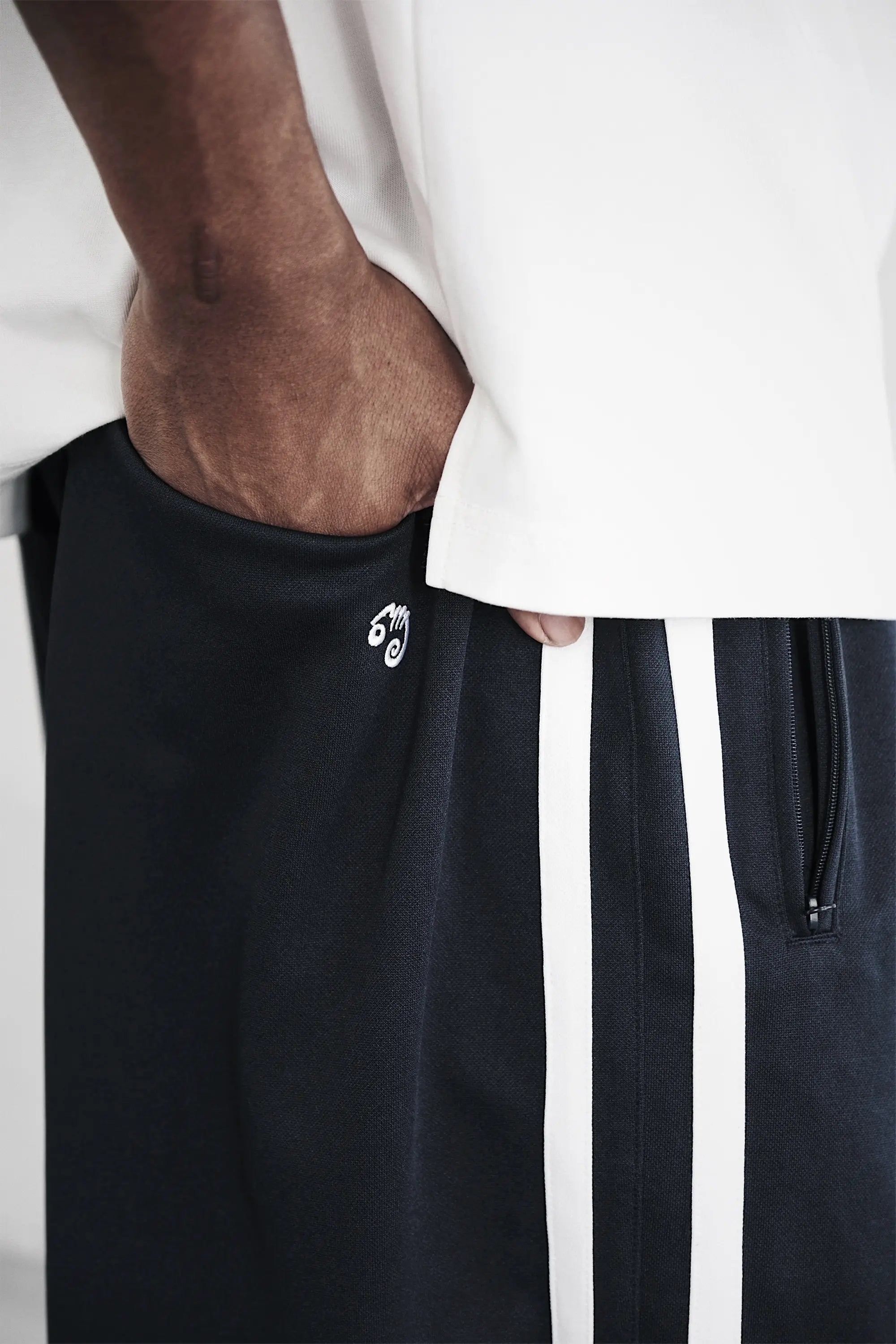 Pvot "02" Jersey Track Jogger Pants (Dark Navy)