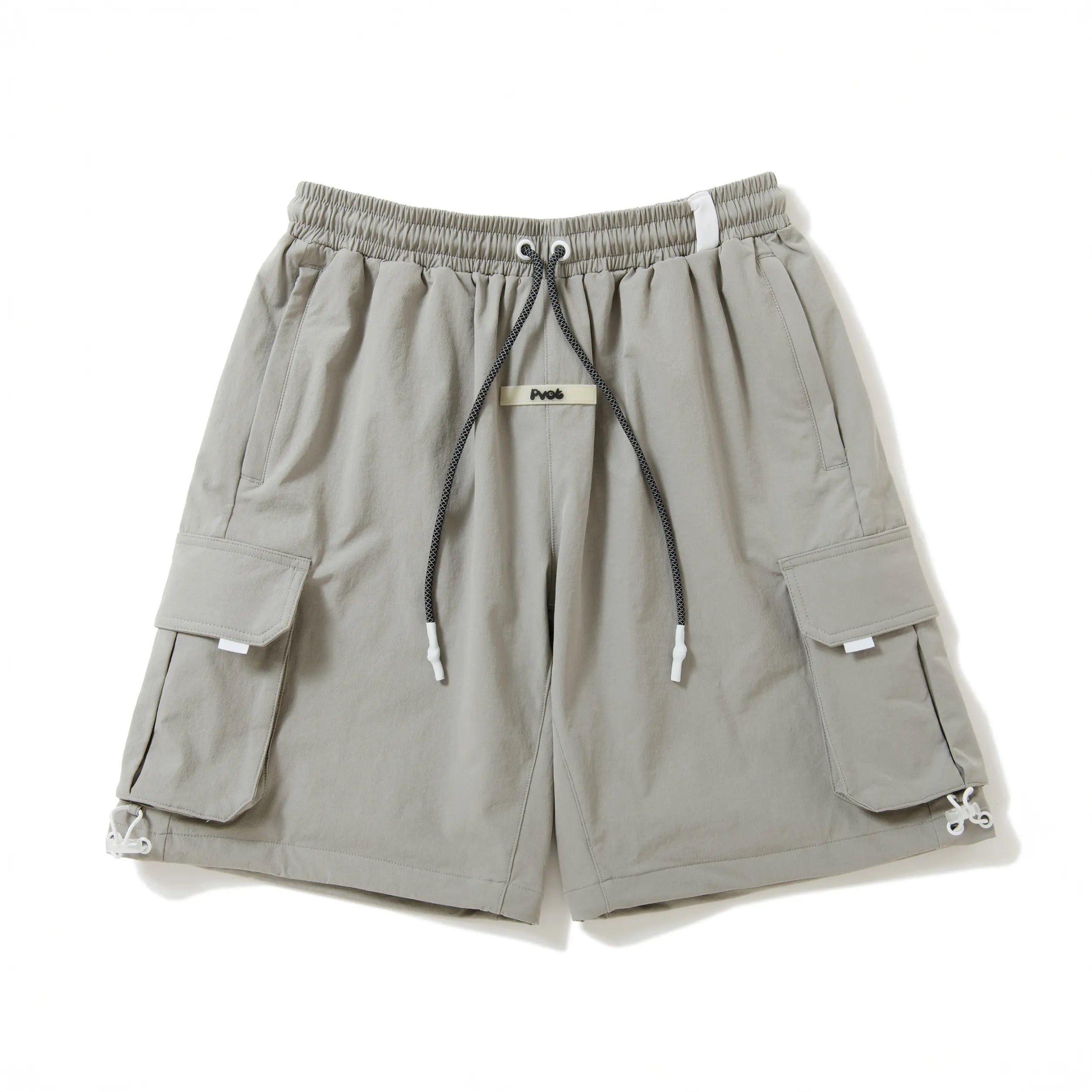 Pvot "Solitude" Cargo Shorts (Light Gray)