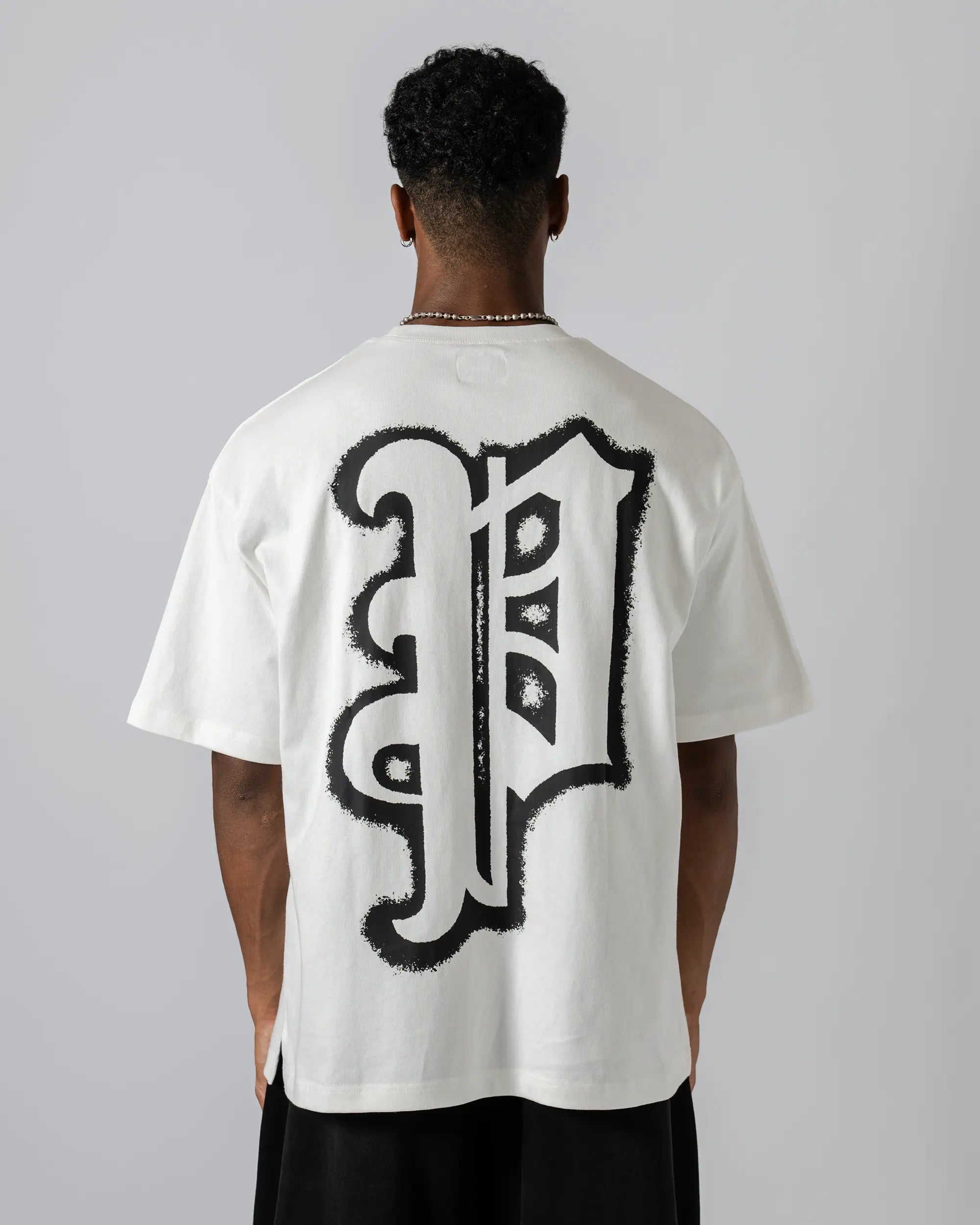 "Privé" Big Logo T-Shirts (White)