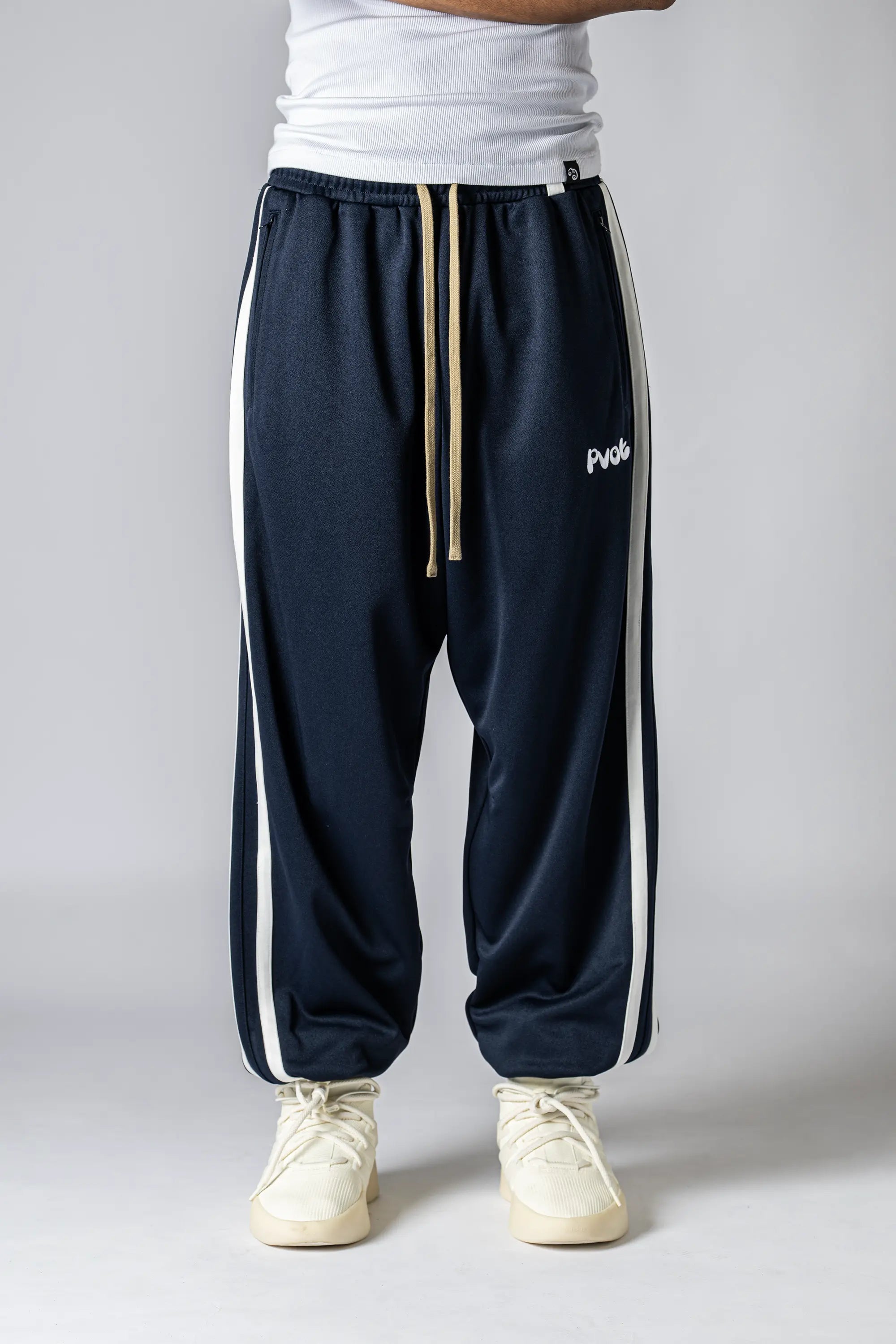 Pvot "02" Jersey Track Jogger Pants (Dark Navy)
