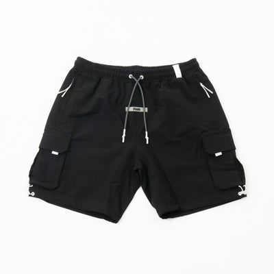 Pvot "Solitude" Cargo Shorts (Black)