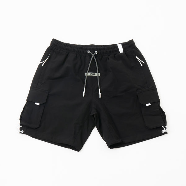 Pvot "Solitude" Cargo Shorts (Black)