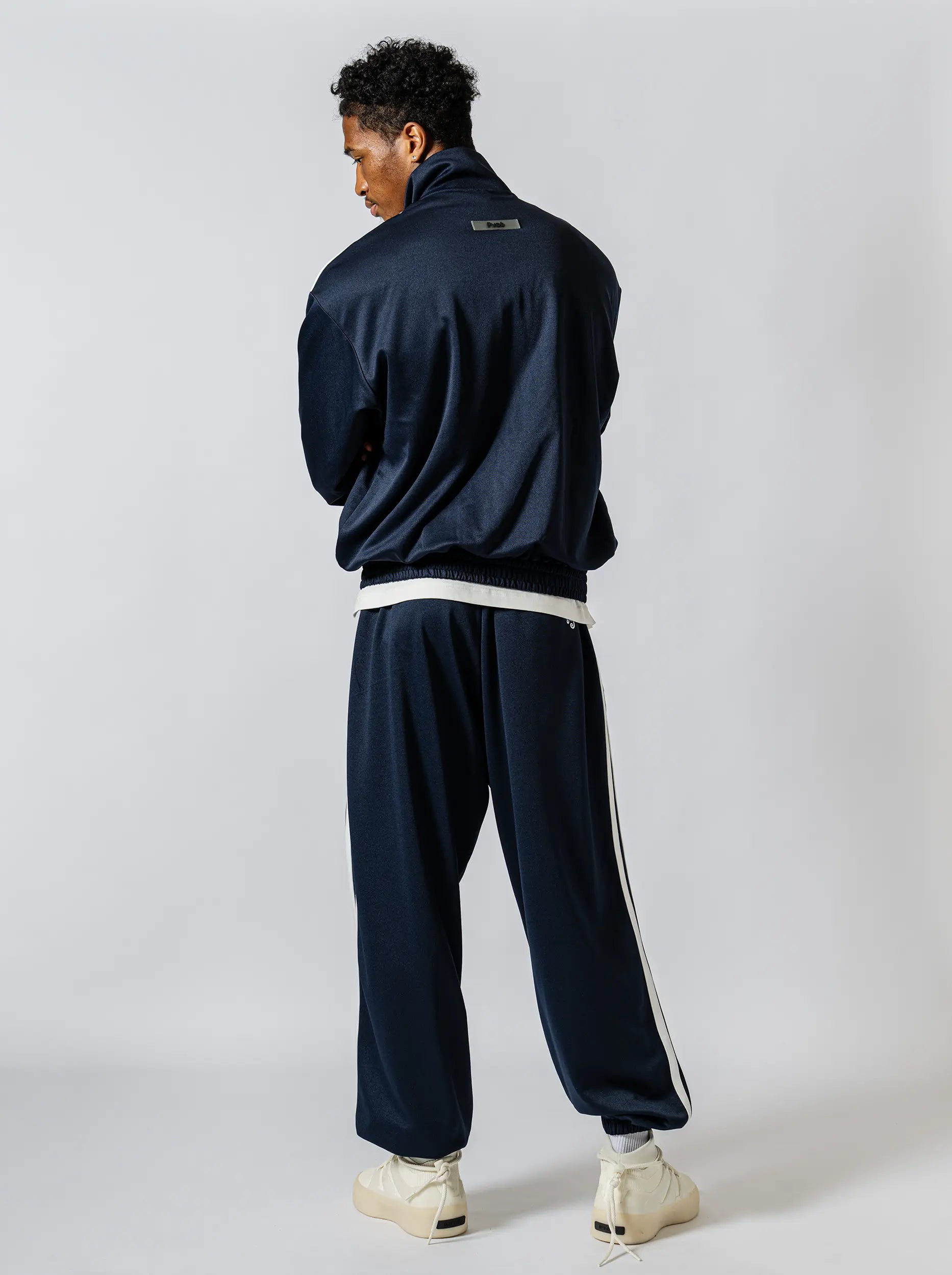 Pvot "02" Jersey Track Jacket (Dark Navy)