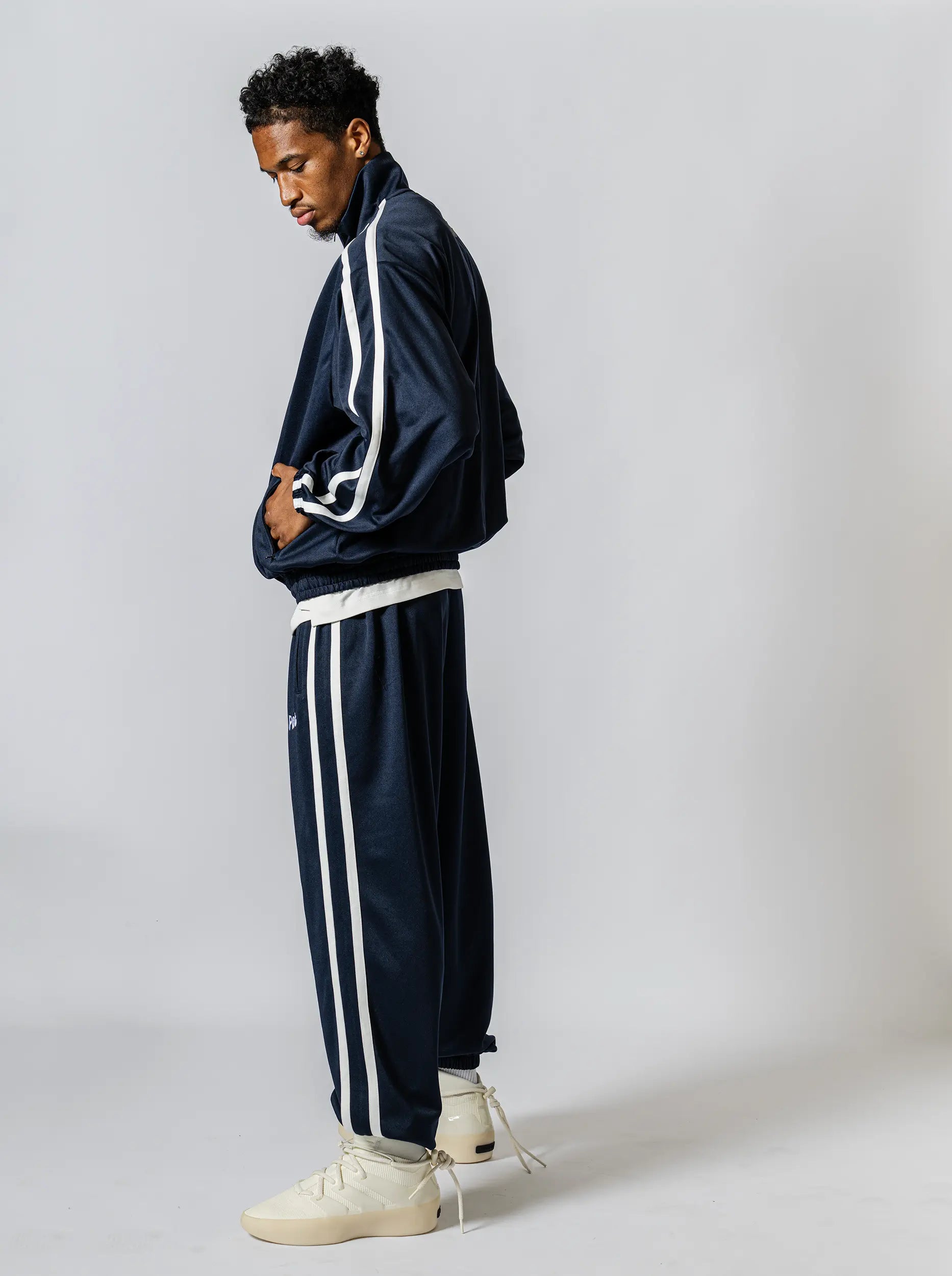 Pvot "02" Jersey Track Jacket (Dark Navy)