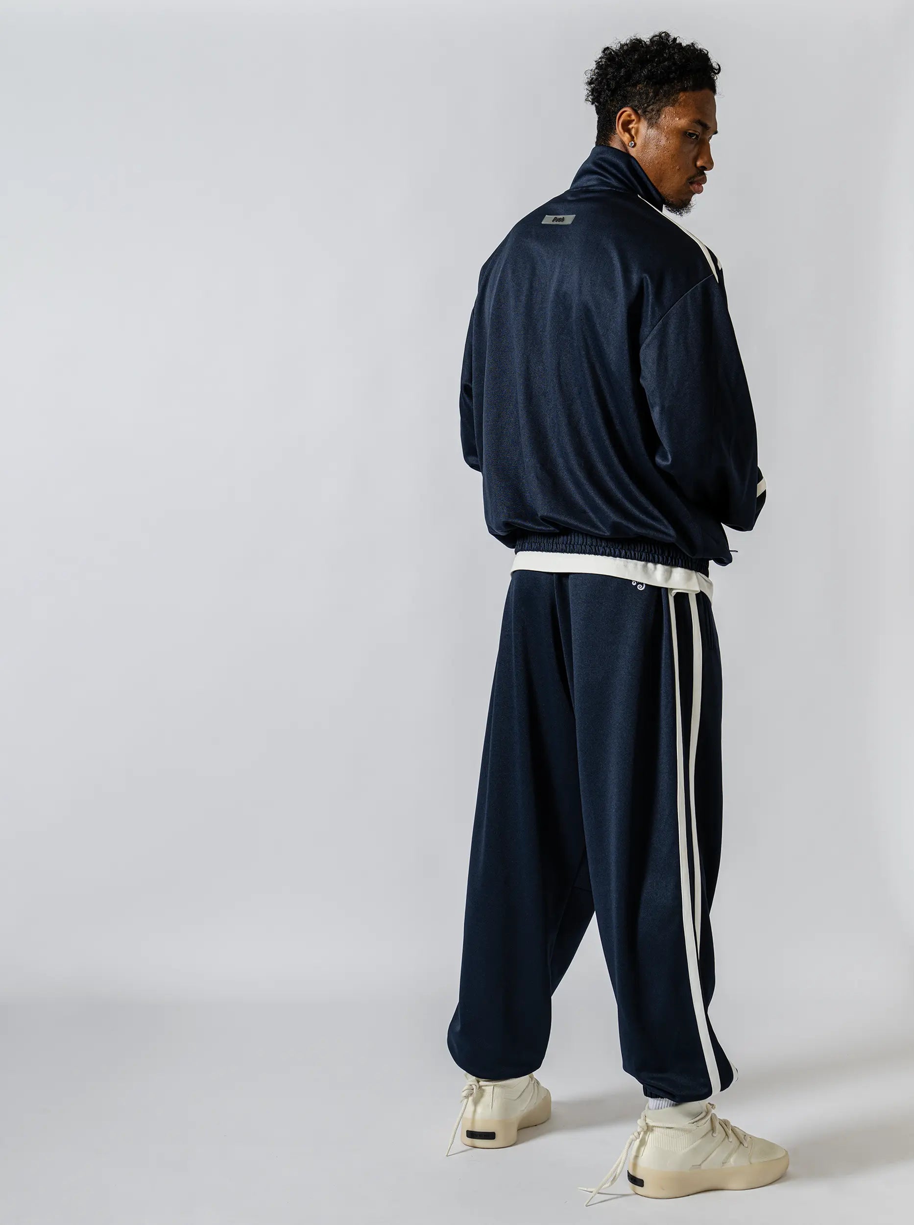 Pvot "02" Jersey Track Jacket (Dark Navy)