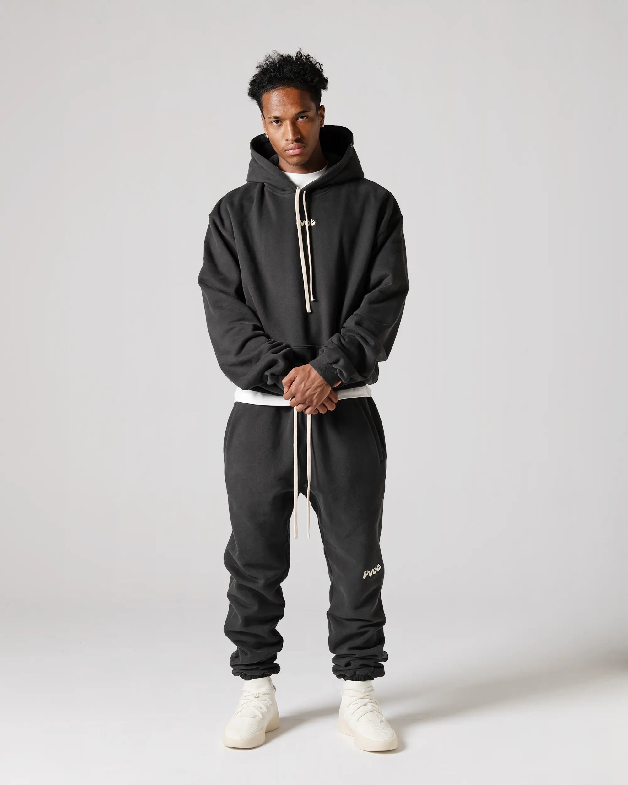 Pvot Athleisure Sweat Pants Ver.2 (Smoke Black)