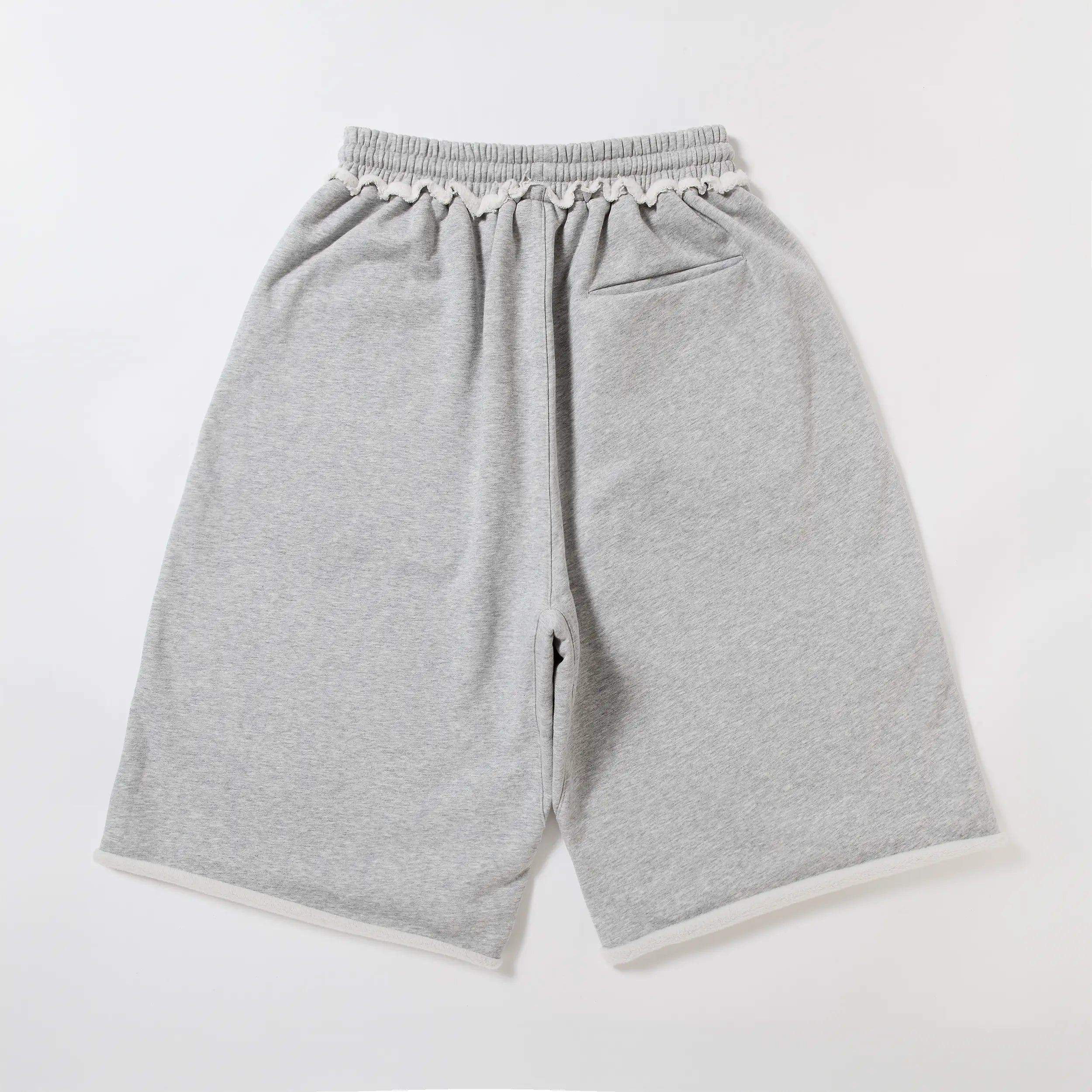 Pvot "Buff'd" Wide Sweat Shorts (Marble Gray)