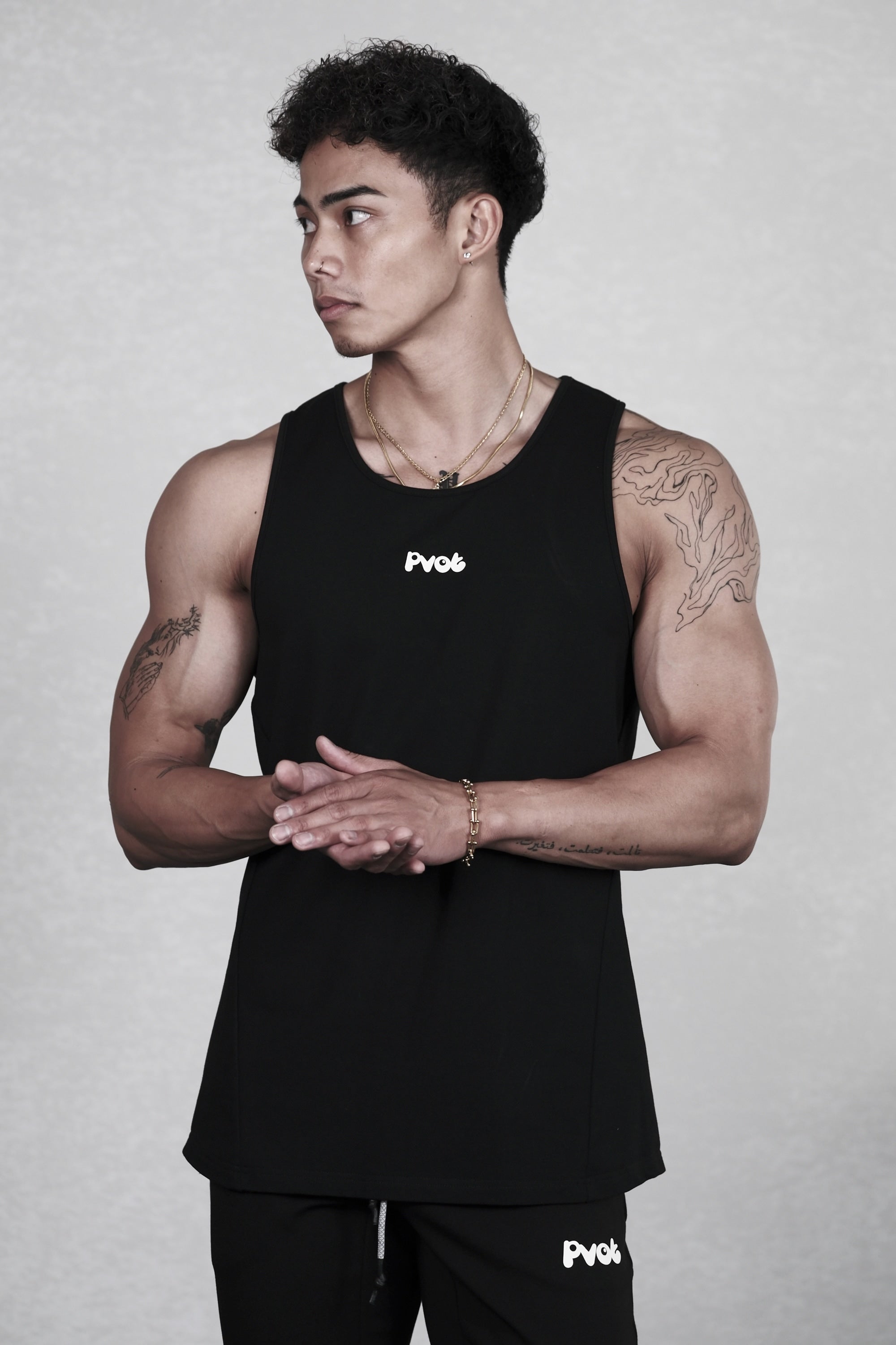 Pvot Athleisure Basic Tank (Black)