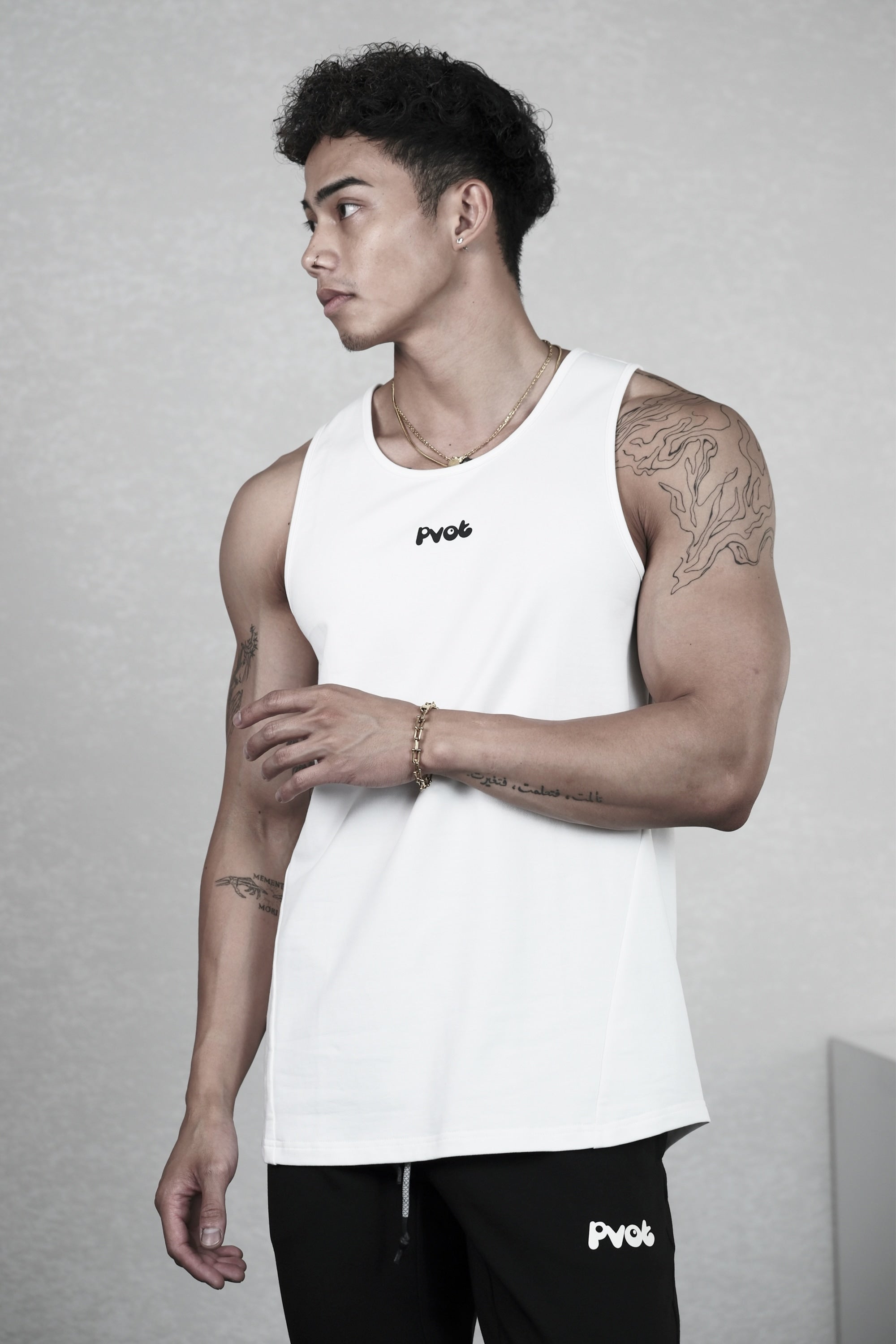 Pvot Athleisure Basic Tank (Off White)