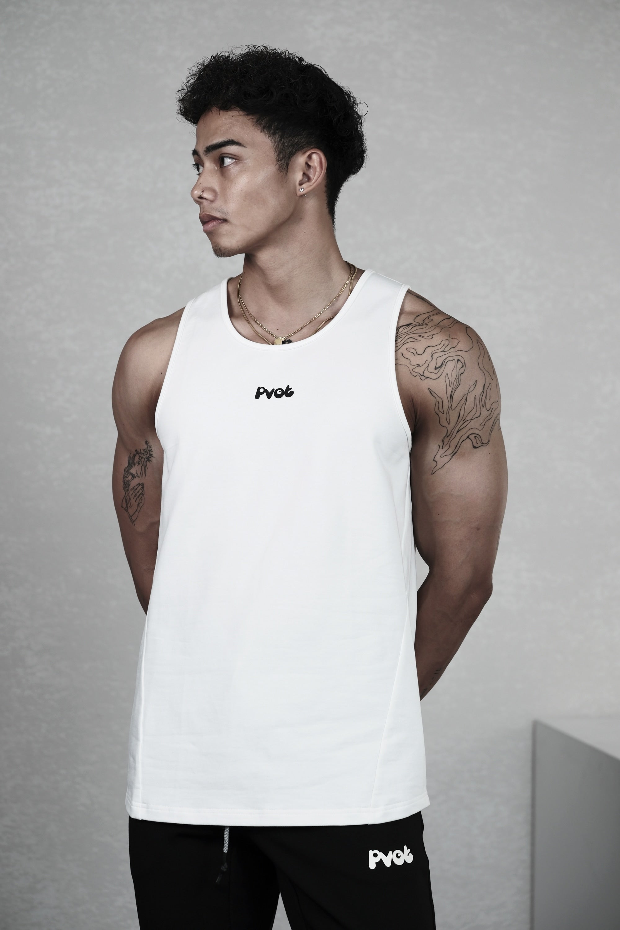 Pvot Athleisure Basic Tank (Off White)