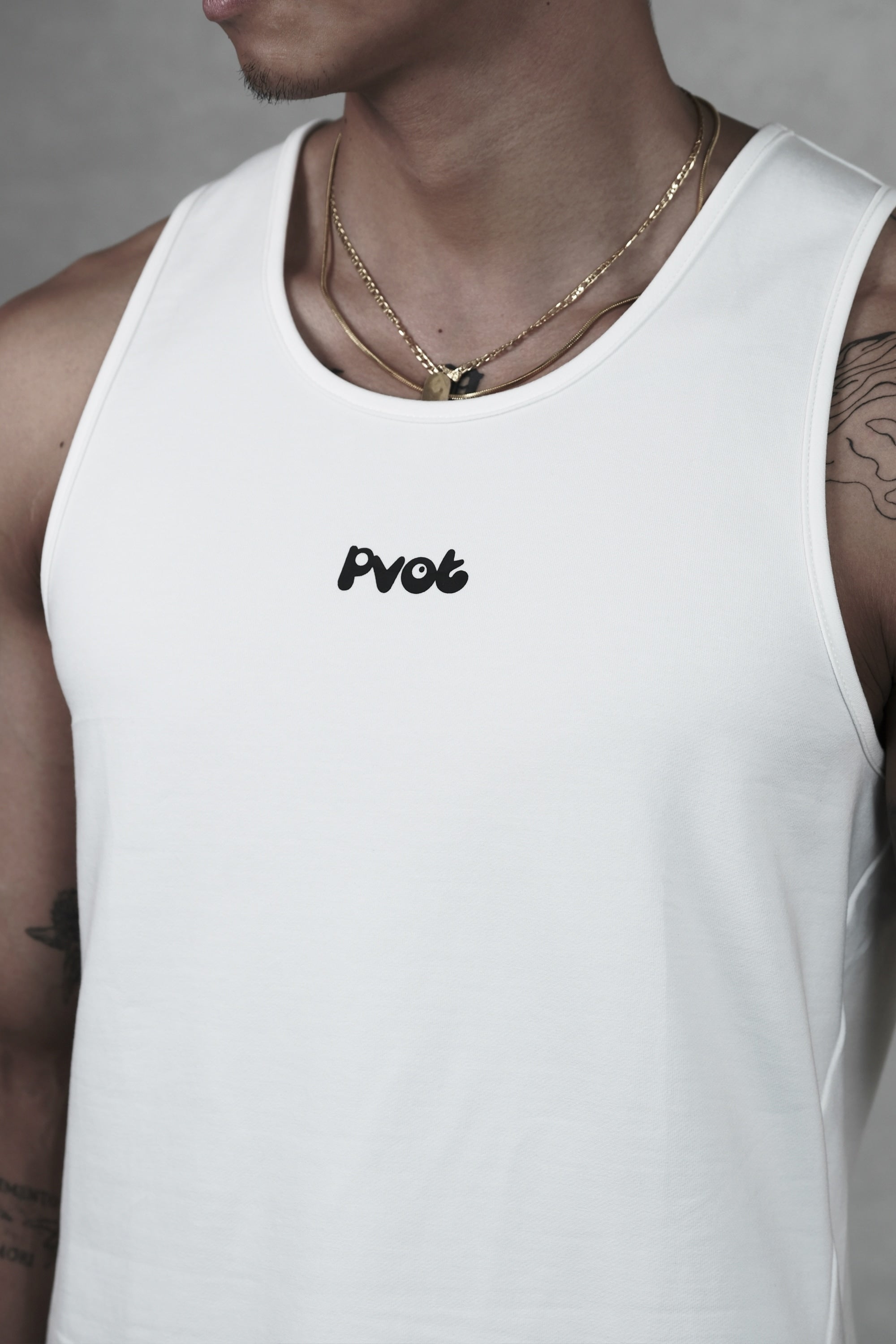 Pvot Athleisure Basic Tank (Off White)