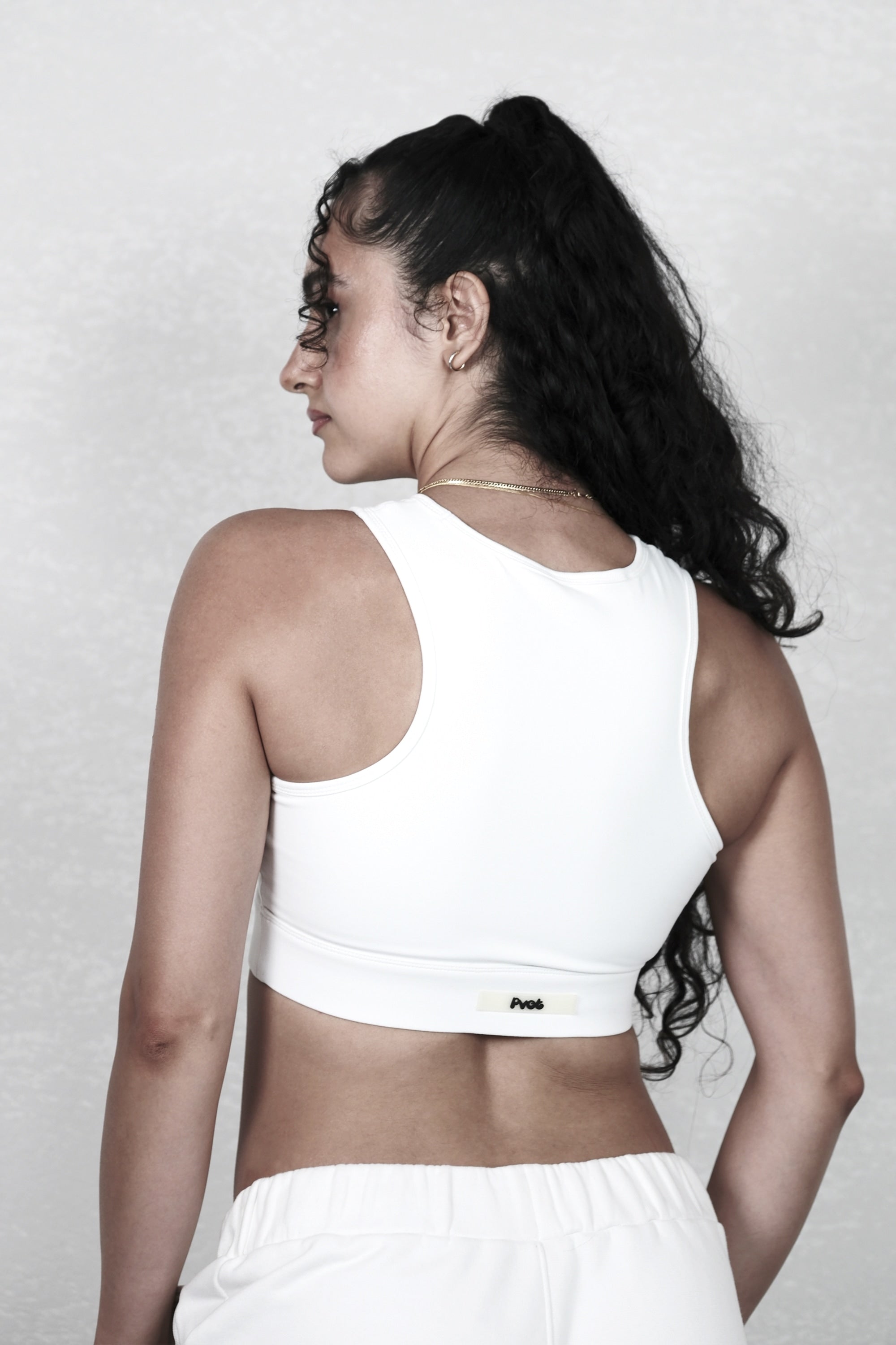 Pvot Athleisure Sports Bra (Off White)