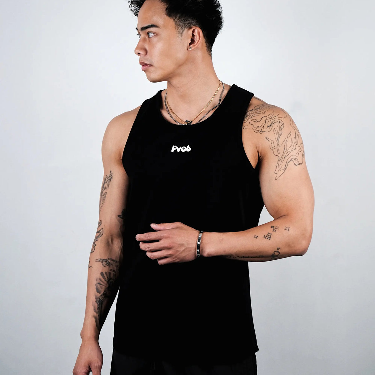 Pvot Athleisure Basic Tank Ver.2 (Black)