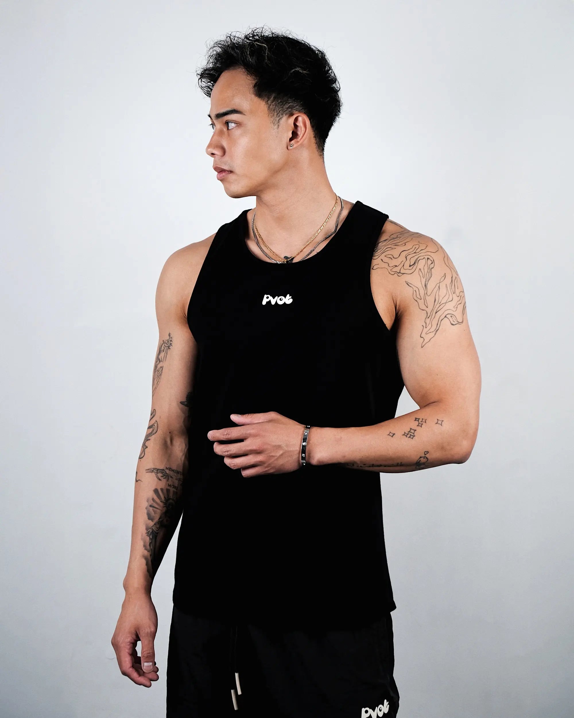 Pvot Athleisure Basic Tank Ver.2 (Black)