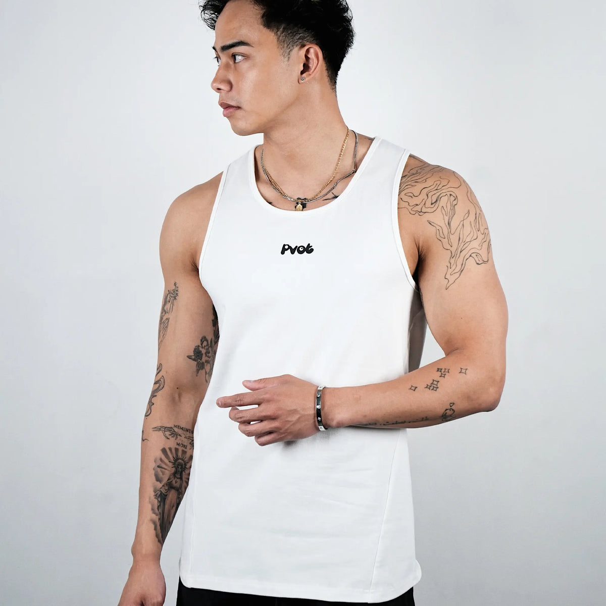 Pvot Athleisure Basic Tank Ver.2 (Off White)