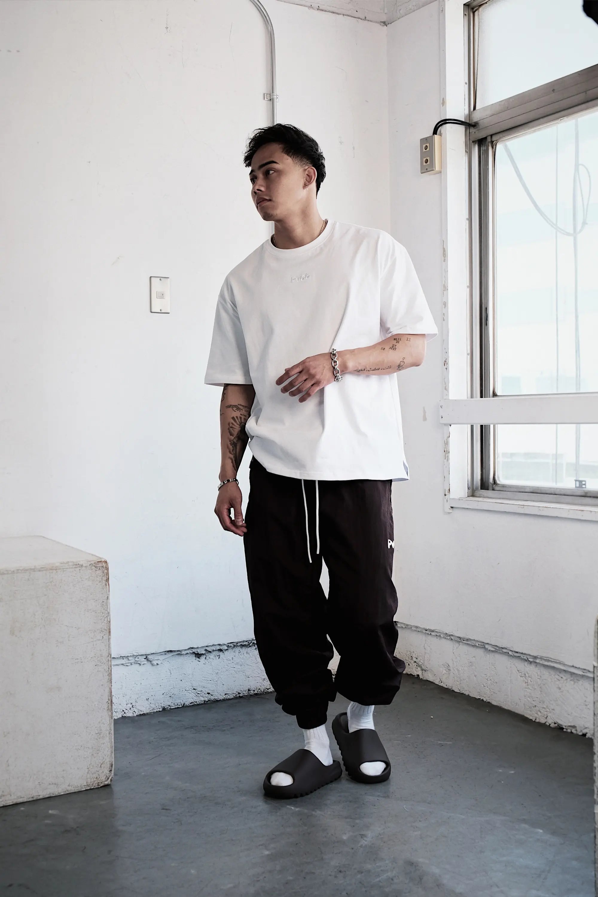 Pvot Athleisure Nylon Jogger Pants (Charcoal Gray)