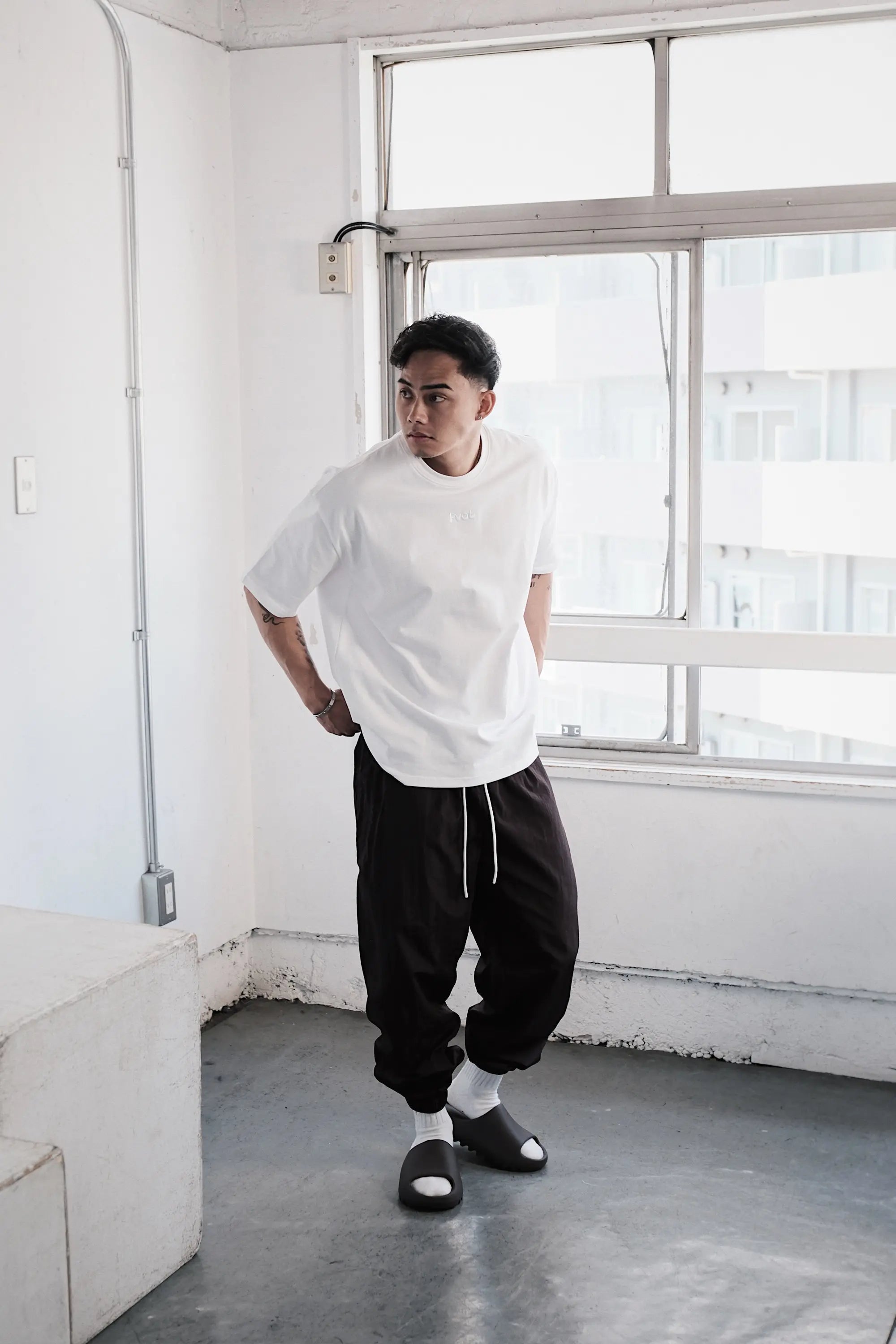Pvot Athleisure Nylon Jogger Pants (Charcoal Gray)