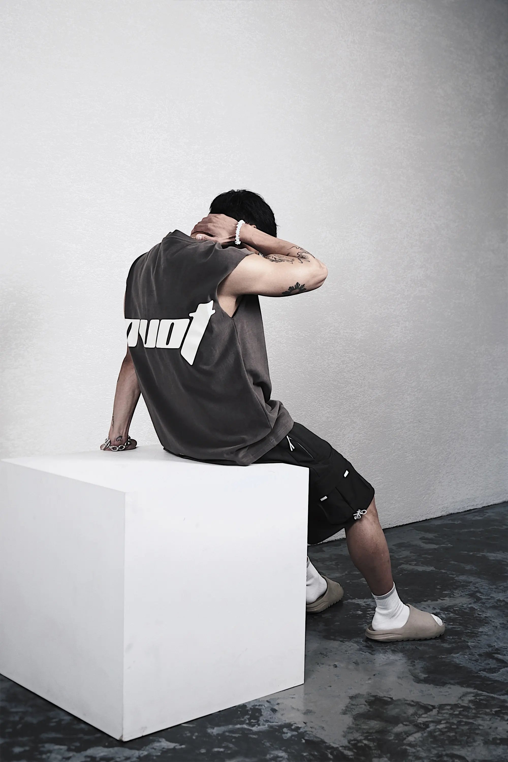 Pvot Athletic BFL Sleeveless Tank (Olive Brown)