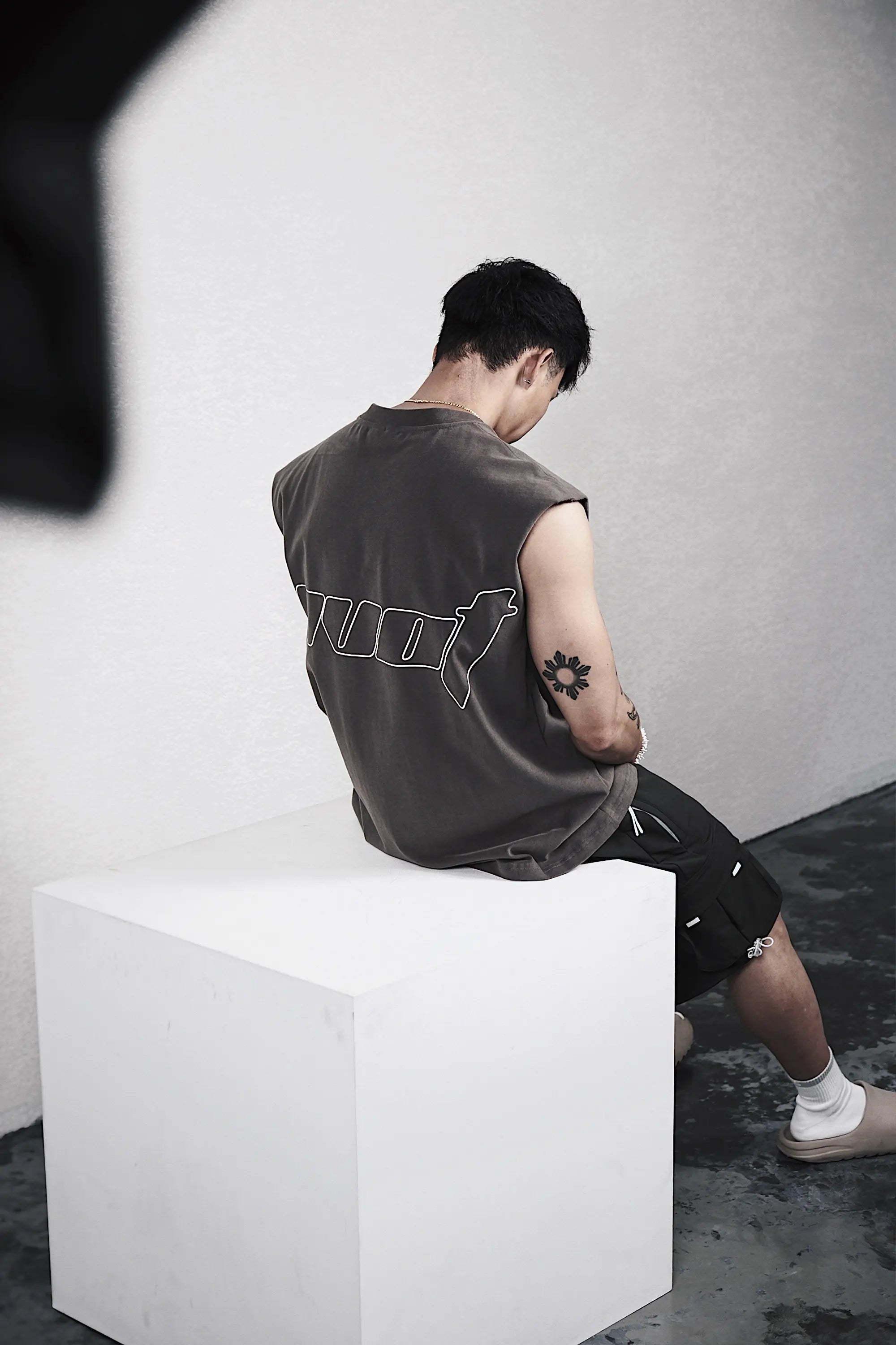 Pvot Athletic BLL Sleeveless Tank (Olive Brown)