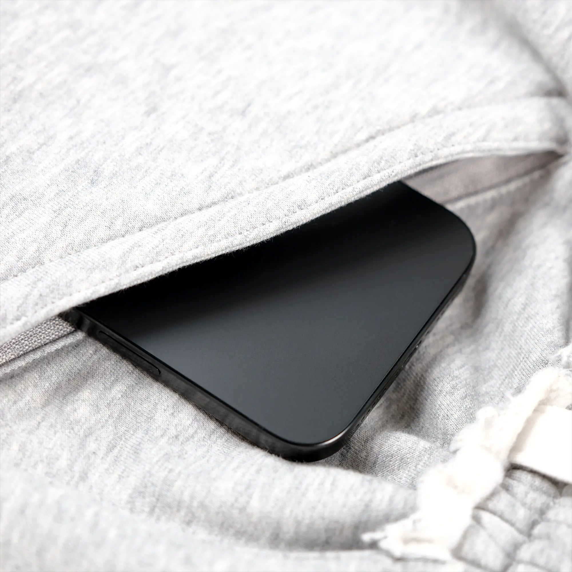 Pvot "Buff'd" Wide Sweat Shorts (Marble Gray)