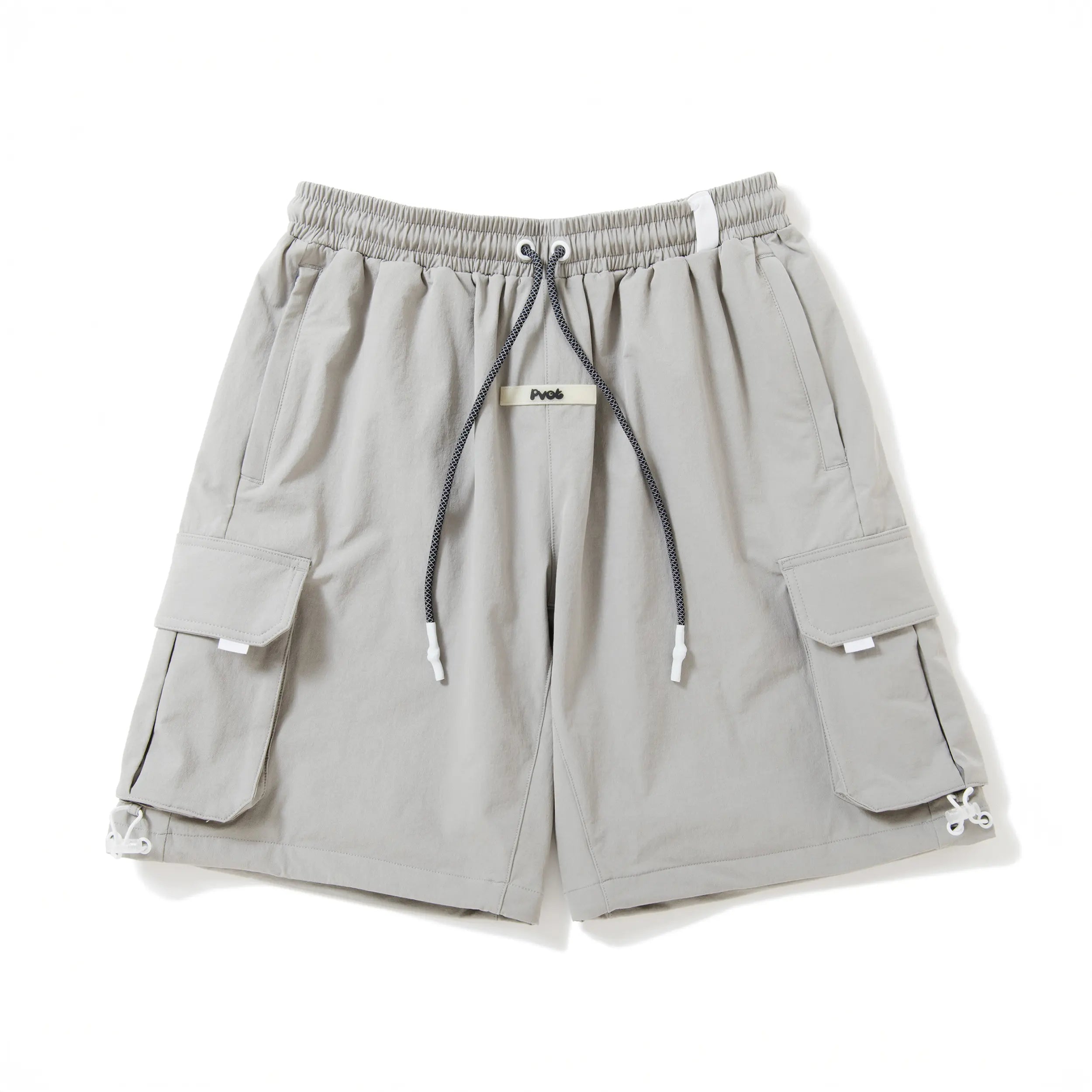 Pvot "Solitude" Cargo Shorts (Light Gray)