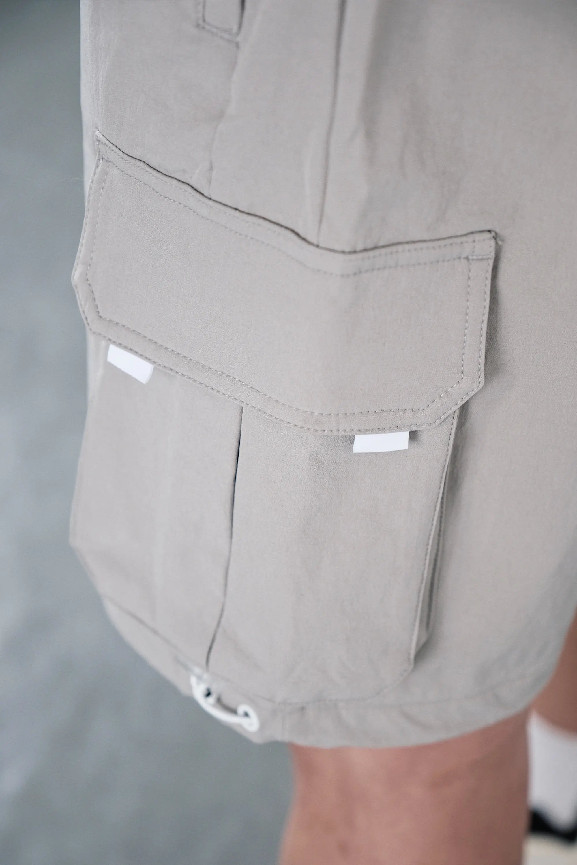 Pvot "Solitude" Cargo Shorts (Light Gray)
